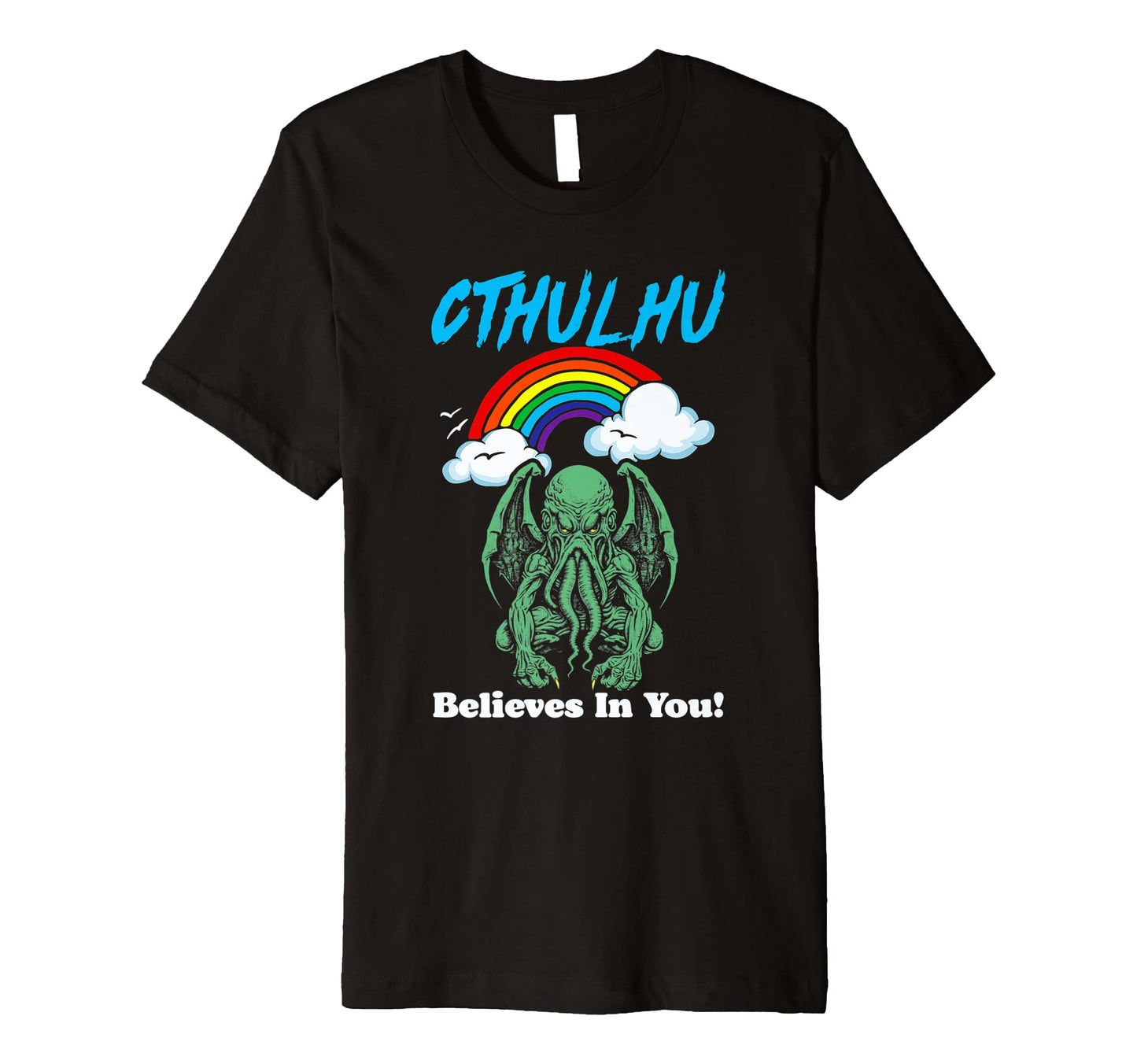 Cthulhu Believes You Funny Monster T-Shirt - Aesthetic Graphic for Adults - T-Shirt, Sweatshirt, Hoodie