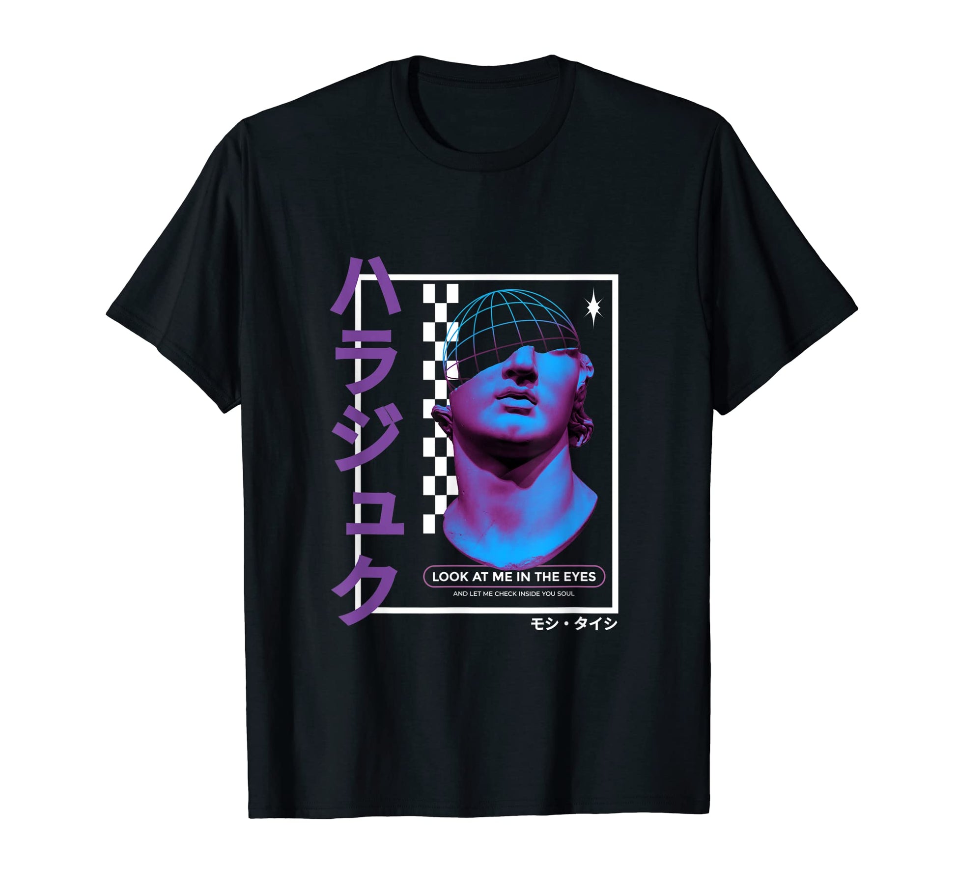 Vaporwave Statue Aesthetic Art Glitch T-Shirt - Trendy Graphic for Adults - T-Shirt, Sweatshirt, Hoodie