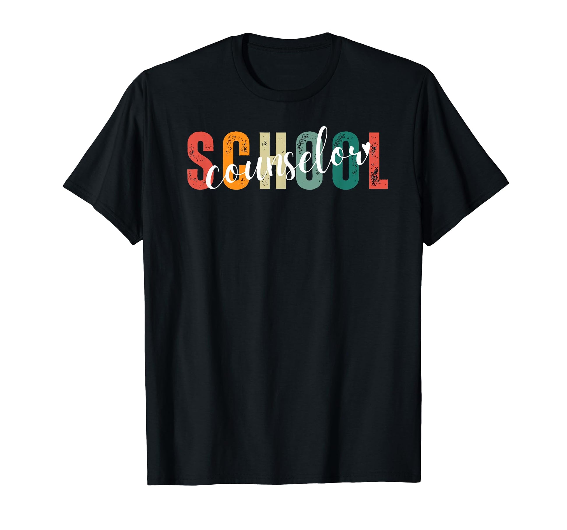 School Counselor Rainbow T-Shirt - Aesthetic Graphic Unisex - T-Shirt, Sweatshirt, Hoodie