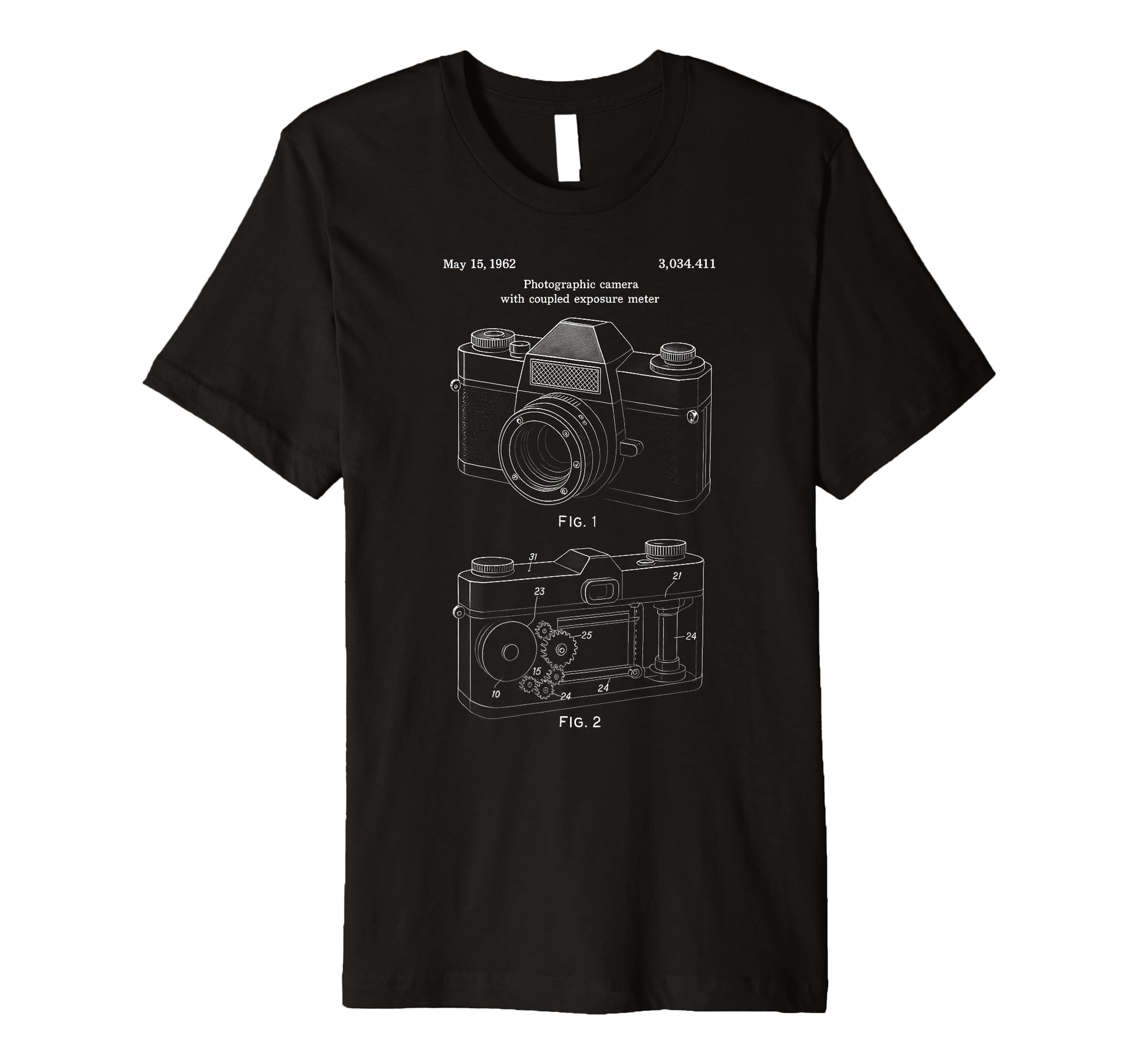 Patent Camera Photography Lover T-Shirt - Trendy Graphic for Adults - T-Shirt, Sweatshirt, Hoodie