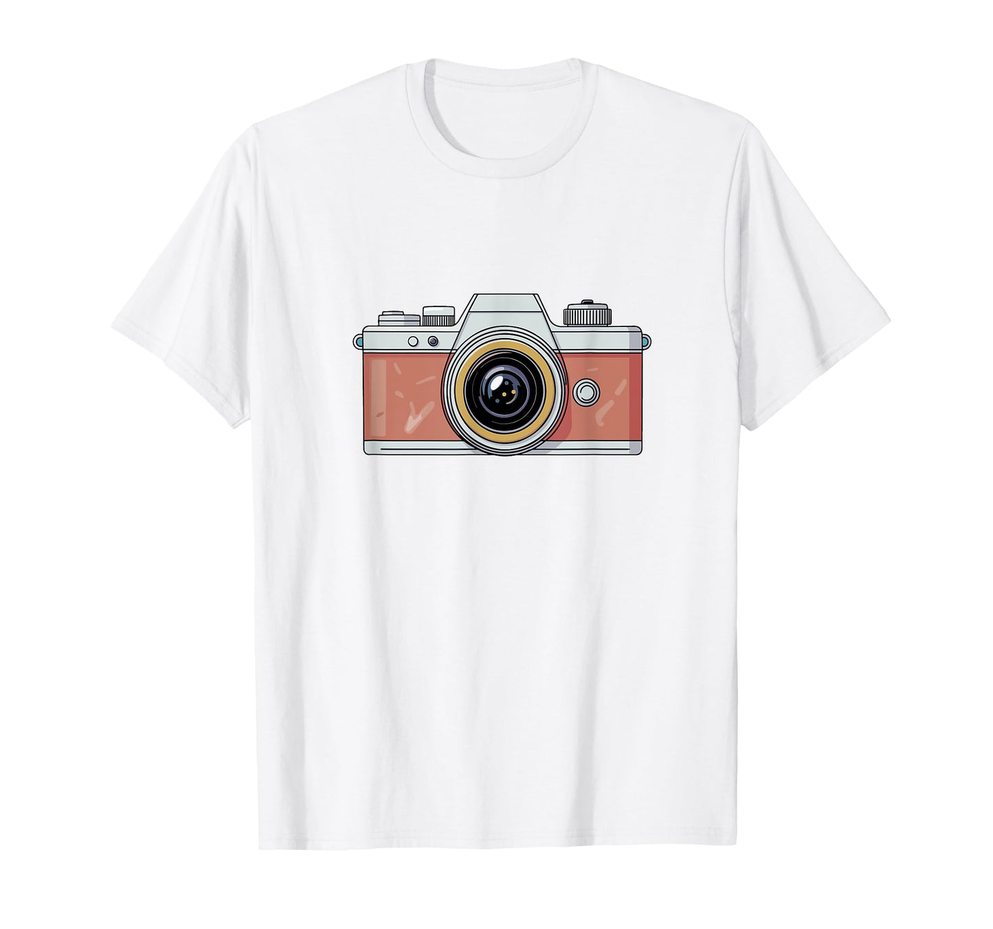 Photographer Camera Illustration T-Shirt - Minimalist Print for Adults - T-Shirt, Sweatshirt, Hoodie