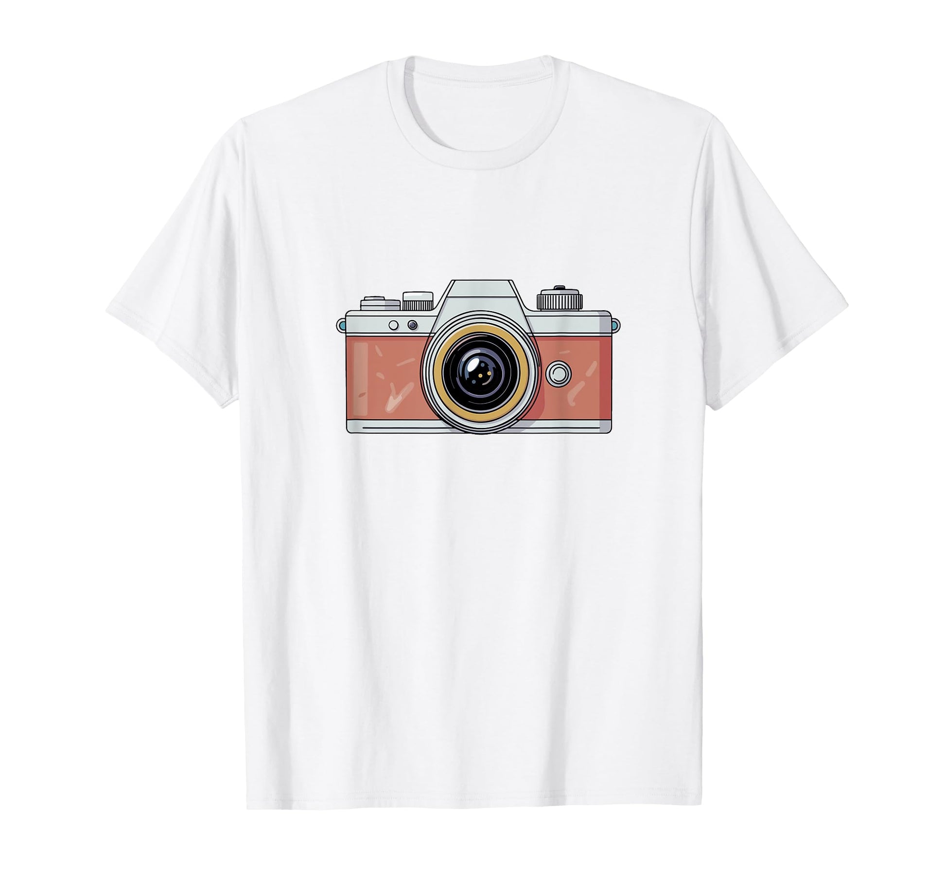 Photographer Camera Illustration T-Shirt - Minimalist Print for Adults - T-Shirt, Sweatshirt, Hoodie