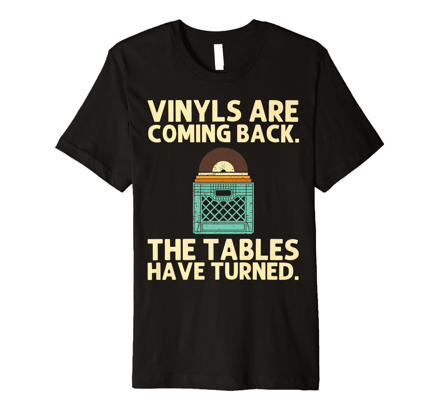 Vinyl Dj Vinyl Record Lovers Music Player T-Shirt - Minimalist Print Unisex - T-Shirt, Sweatshirt, Hoodie