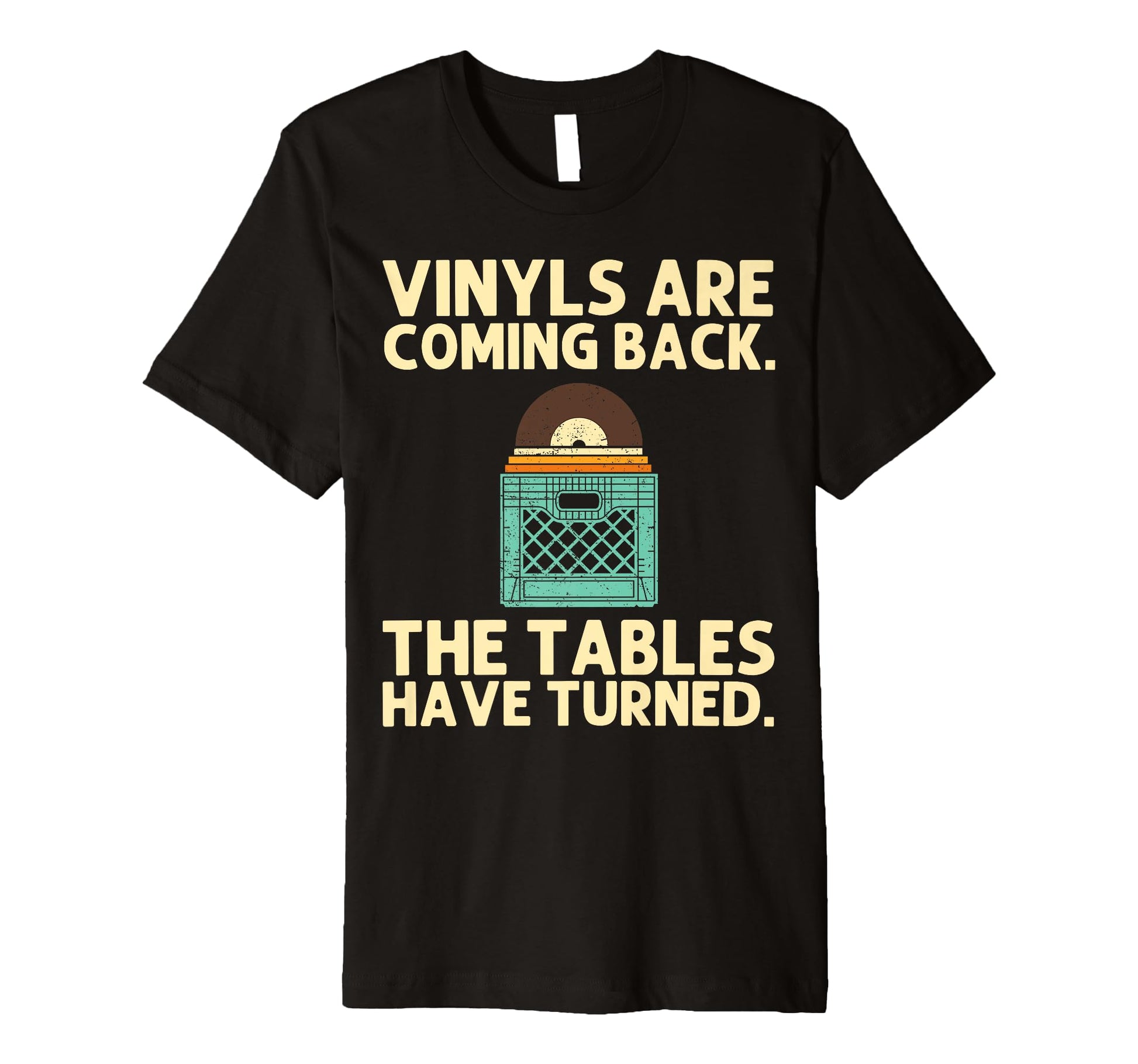Vinyl Dj Vinyl Record Lovers Music Player T-Shirt - Minimalist Print Unisex - T-Shirt, Sweatshirt, Hoodie