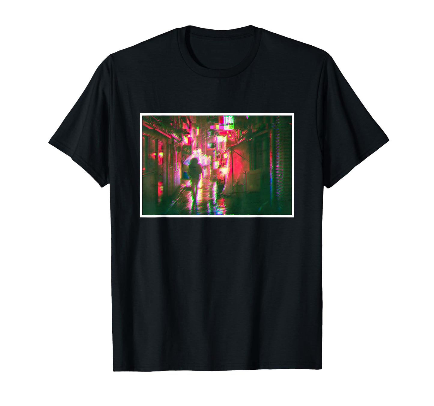 Japan Street Osaka City Night T-Shirt - Minimalist Print Men Women - T-Shirt, Sweatshirt, Hoodie