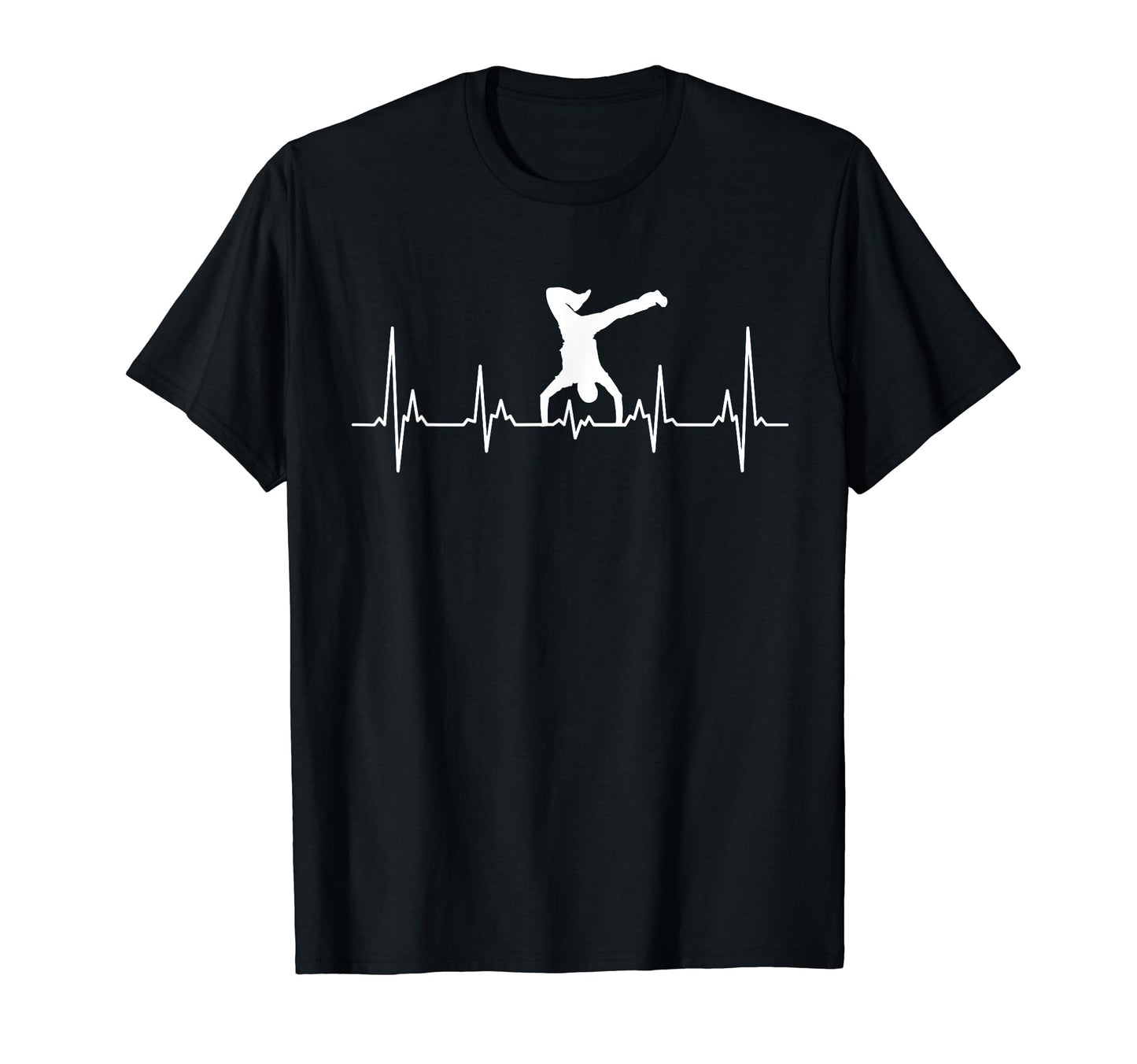 Breakdance B Heartbeat Ecg Heart Rate T-Shirt - Unique Graphic for Adults - T-Shirt, Sweatshirt, Hoodie