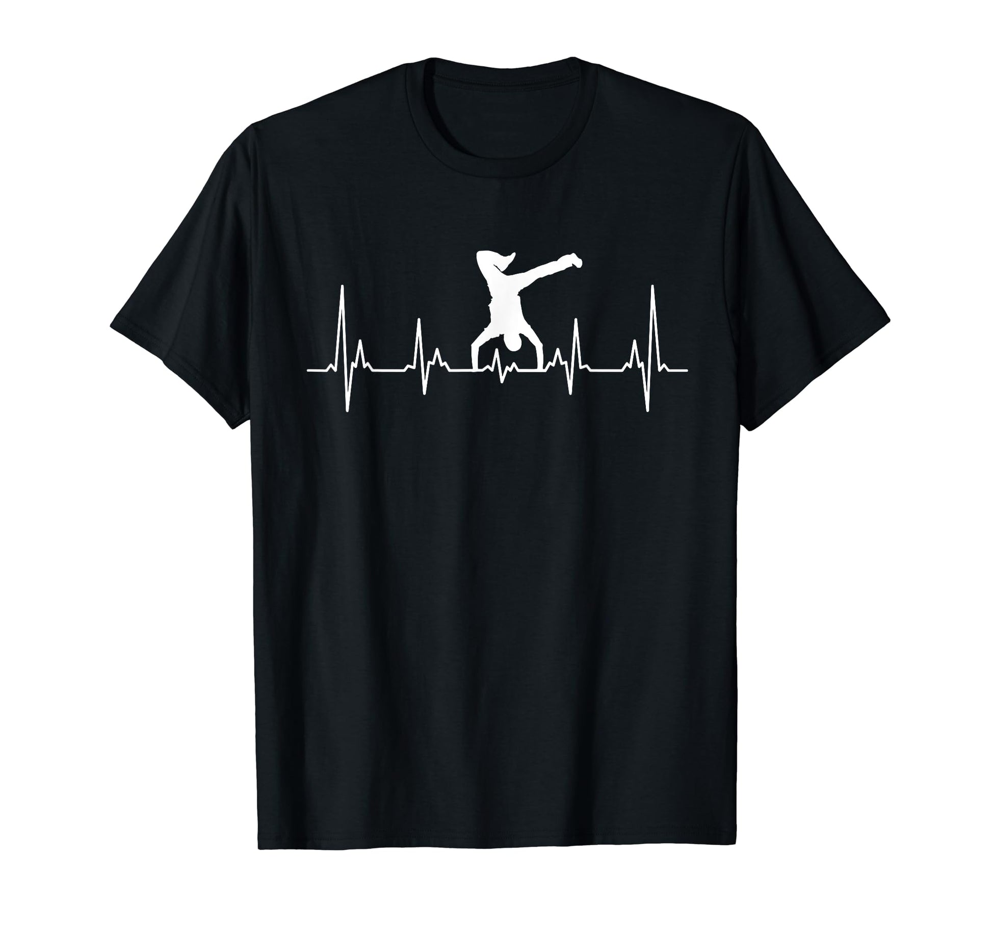 Breakdance B Heartbeat Ecg Heart Rate T-Shirt - Unique Graphic for Adults - T-Shirt, Sweatshirt, Hoodie