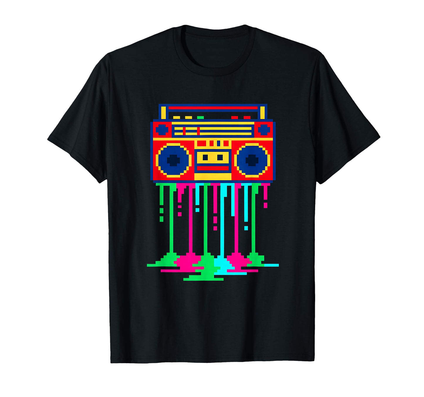 Boombox Old School Cassette Tape T-Shirt - Fun Novelty Design for Adults - T-Shirt, Sweatshirt, Hoodie