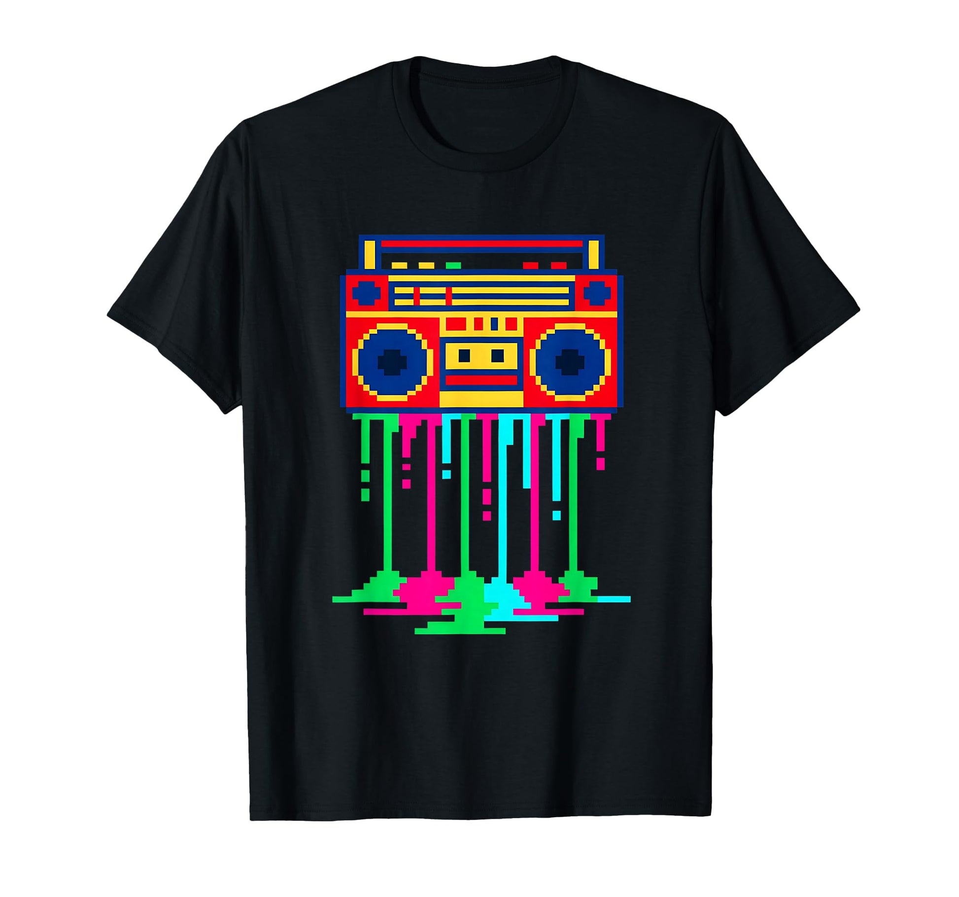 Boombox Old School Cassette Tape T-Shirt - Fun Novelty Design for Adults - T-Shirt, Sweatshirt, Hoodie