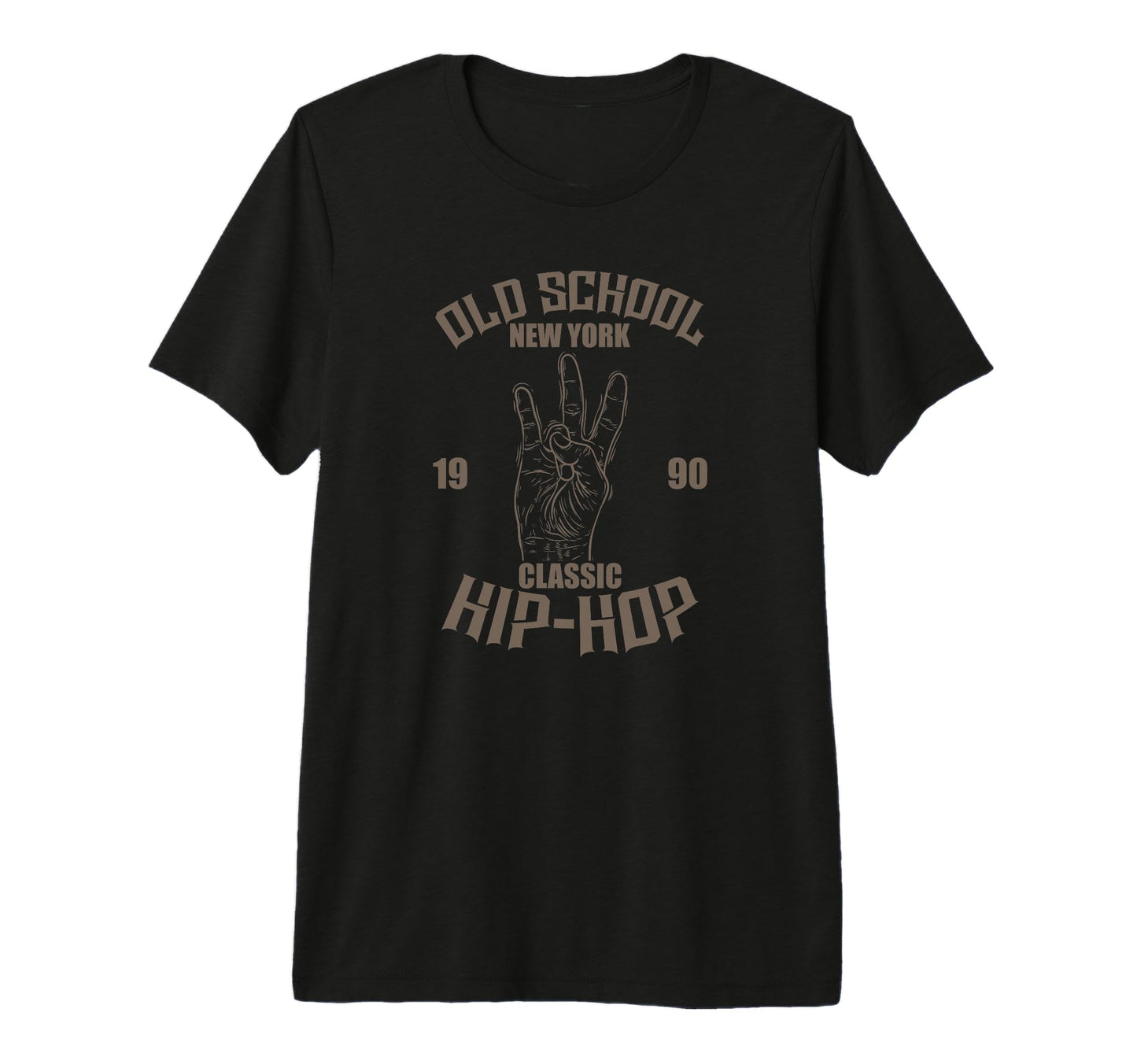 Old School New York 1990 Hip Hop Rap T-Shirt - Custom Art Print Men Women - T-Shirt, Sweatshirt, Hoodie