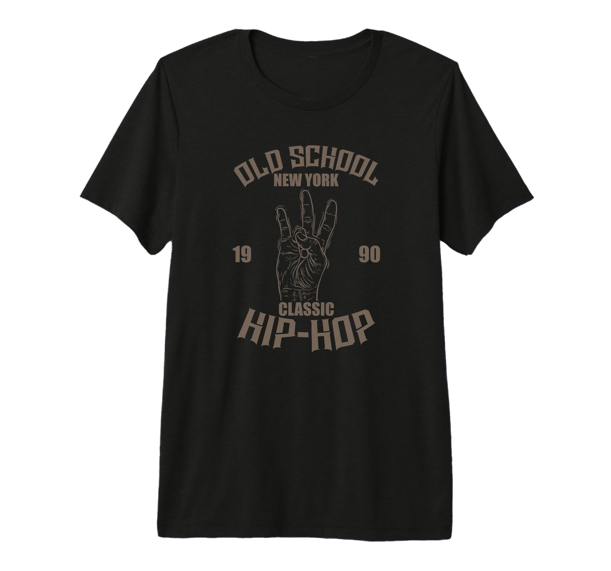 Old School New York 1990 Hip Hop Rap T-Shirt - Custom Art Print Men Women - T-Shirt, Sweatshirt, Hoodie