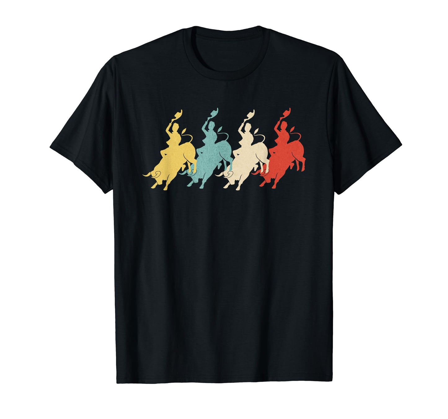 Rodeo Bull Rider Cowboy T-Shirt - Streetwear Style Unisex - T-Shirt, Sweatshirt, Hoodie