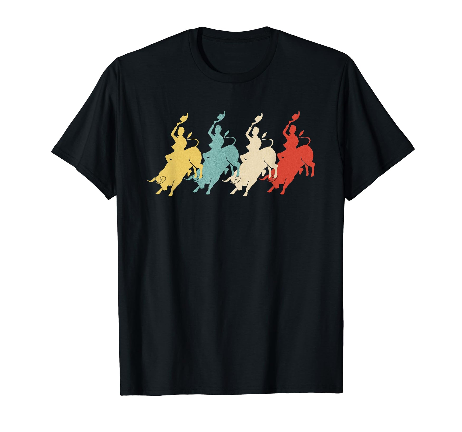 Rodeo Bull Rider Cowboy T-Shirt - Streetwear Style Unisex - T-Shirt, Sweatshirt, Hoodie