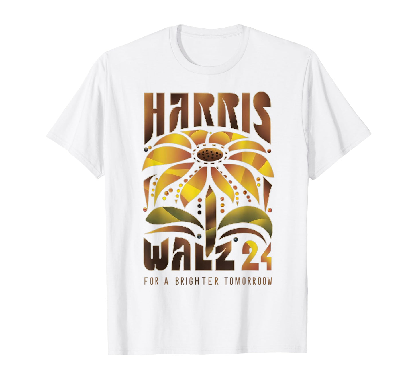 Boho Sunflower Kamala Supporter T-Shirt - Casual Everyday Wear for Adults - T-Shirt, Sweatshirt, Hoodie