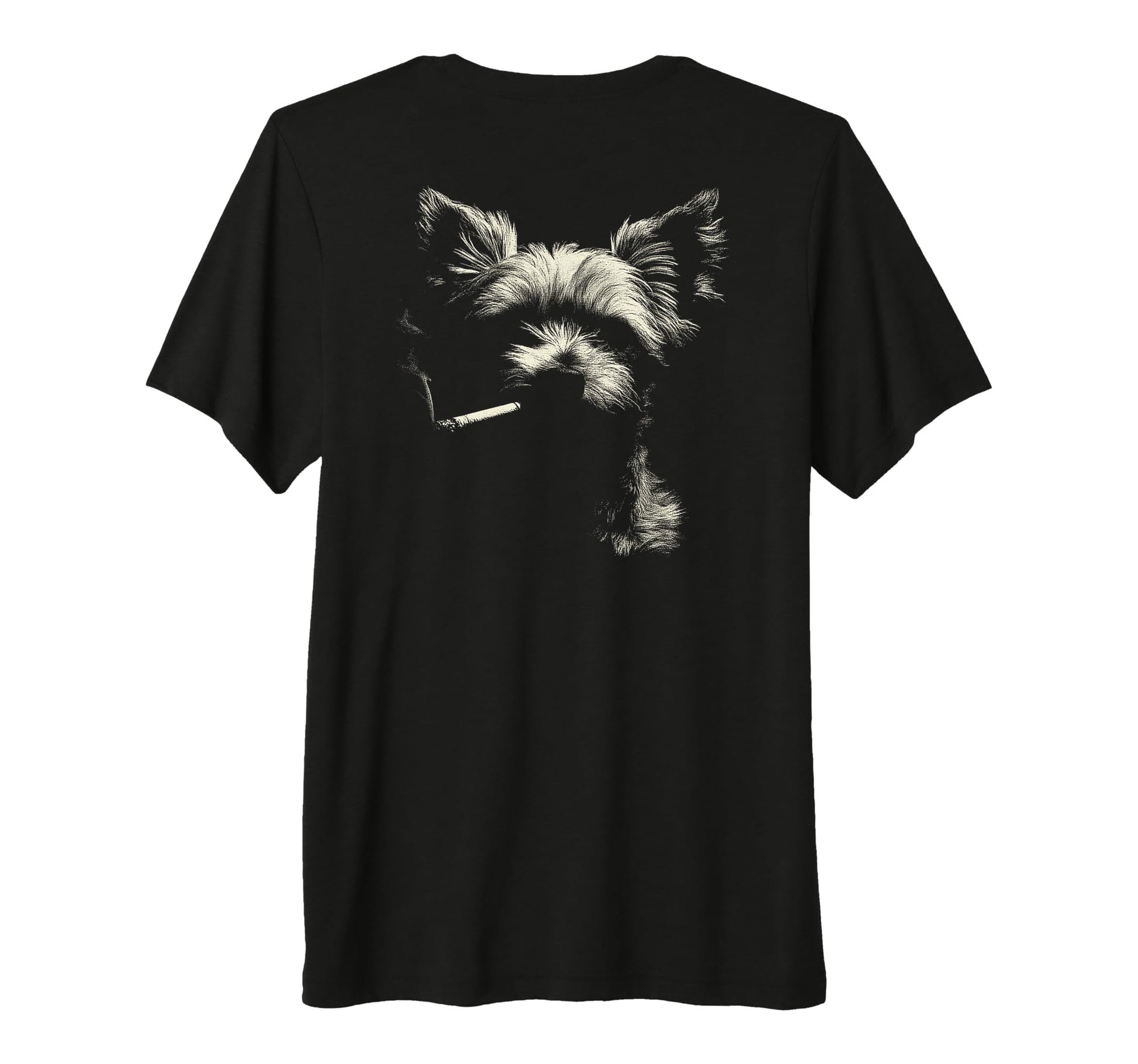 Yorkshire Terrier Smoking Cigarette T-Shirt - Streetwear Style Unisex - T-Shirt, Sweatshirt, Hoodie