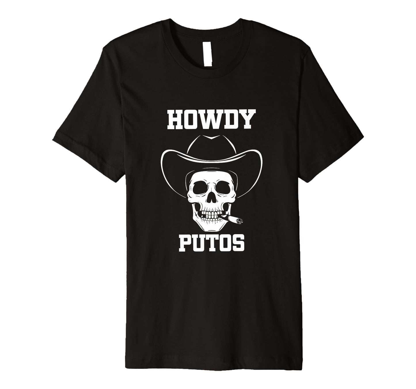 Howdy Putos Skull Cowboy Western T-Shirt - Aesthetic Graphic Men Women - T-Shirt, Sweatshirt, Hoodie