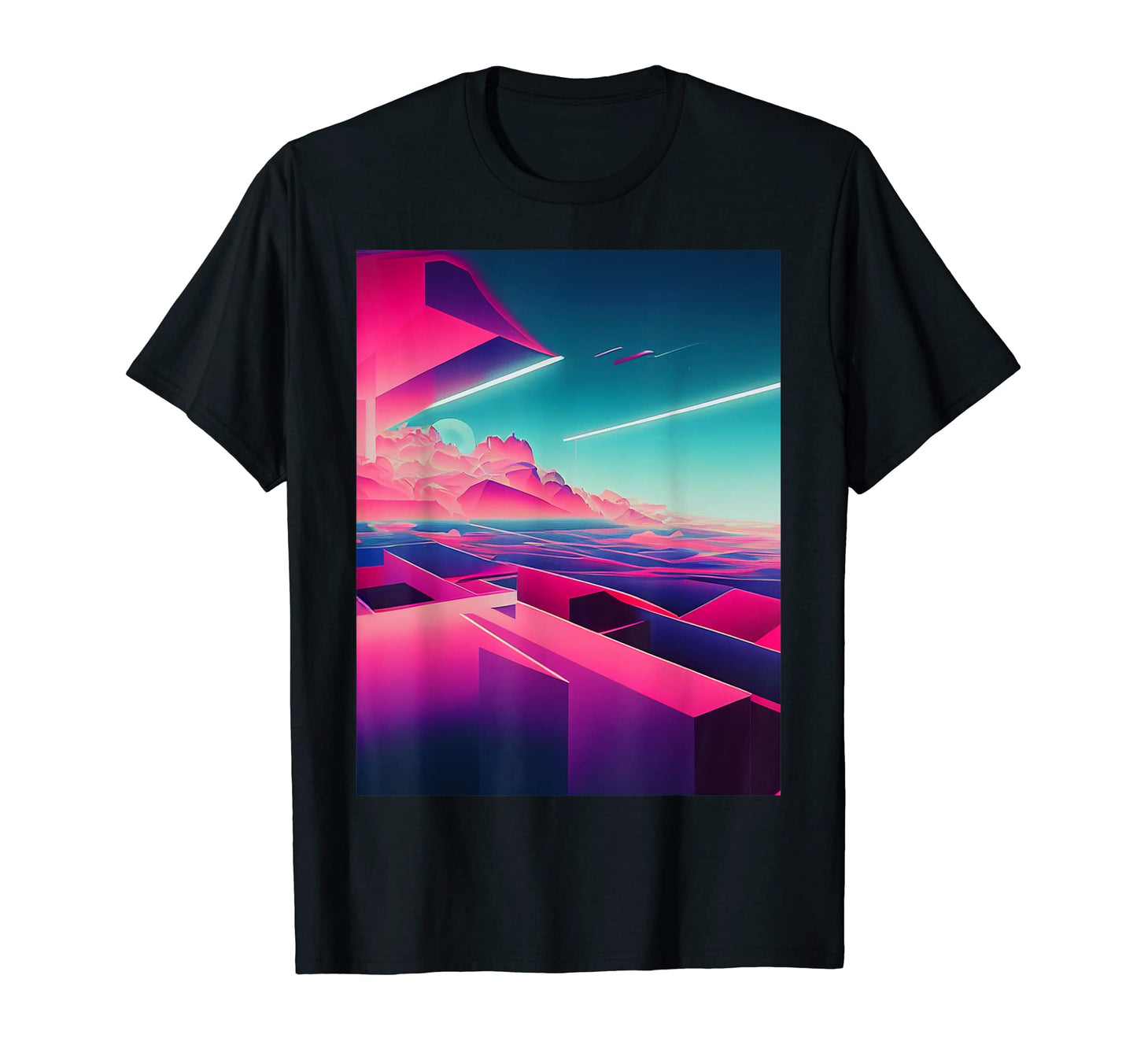 Japanese Vaporwave Aesthetic Abstract T-Shirt - Unique Graphic Unisex - T-Shirt, Sweatshirt, Hoodie