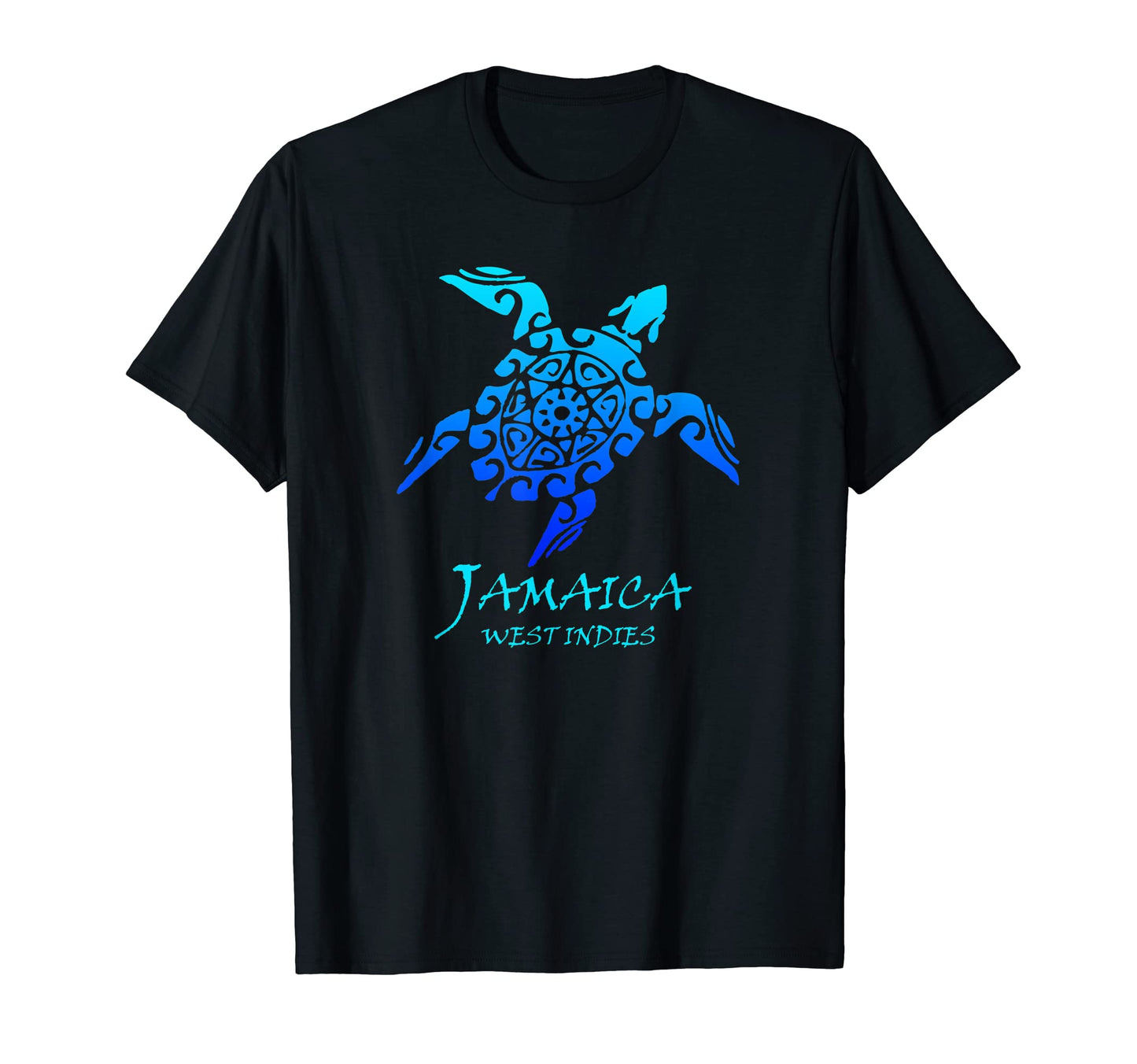 Jamaica West Indies Tribal Turtle T-Shirt - Graphic Print for Adults - T-Shirt, Sweatshirt, Hoodie
