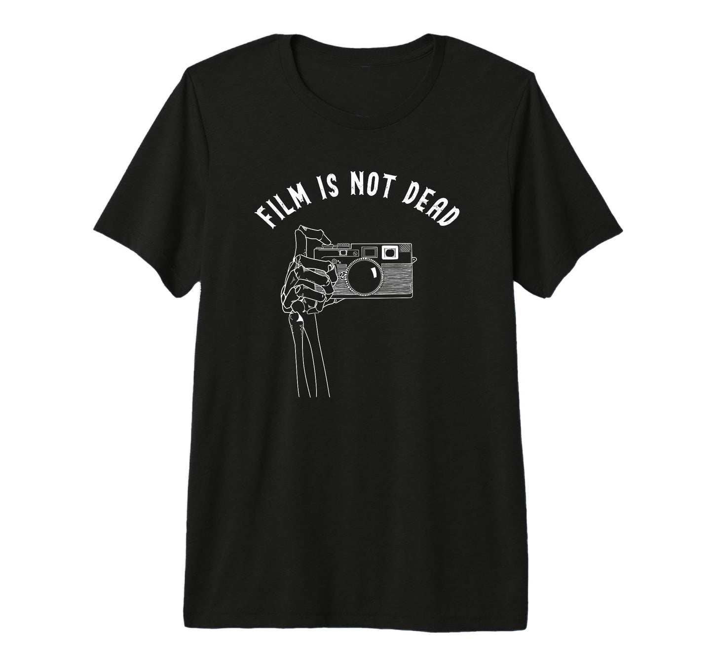 Film Is Not Dead Analog Camera Photography T-Shirt - Graphic Print Unisex - T-Shirt, Sweatshirt, Hoodie