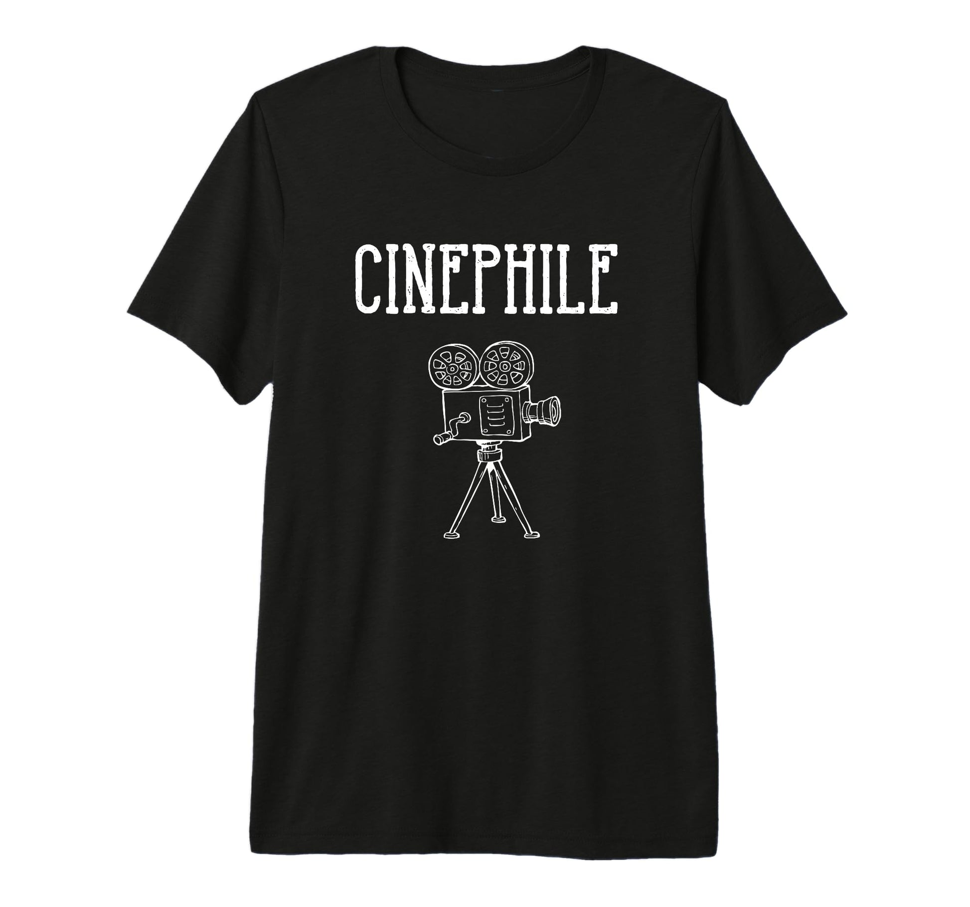 Cinephile Film Camera Tri Blend T-Shirt - Casual Everyday Wear for Adults - T-Shirt, Sweatshirt, Hoodie