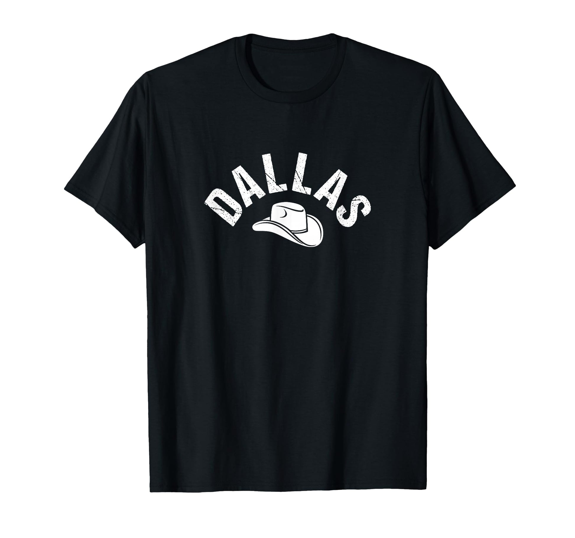 Dallas Texas White Cowgirl Cowboy T-Shirt - Fun Novelty Design for Adults - T-Shirt, Sweatshirt, Hoodie