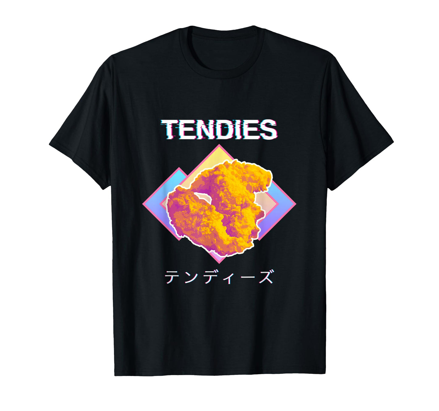 Vaporwave Tendies Chicken Tenders T-Shirt - Streetwear Style Unisex - T-Shirt, Sweatshirt, Hoodie