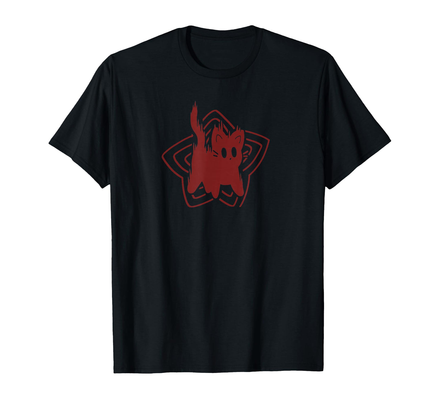 Y2K 90S Scary Scared Tomcat Cat T-Shirt - Trendy Graphic for Adults - T-Shirt, Sweatshirt, Hoodie