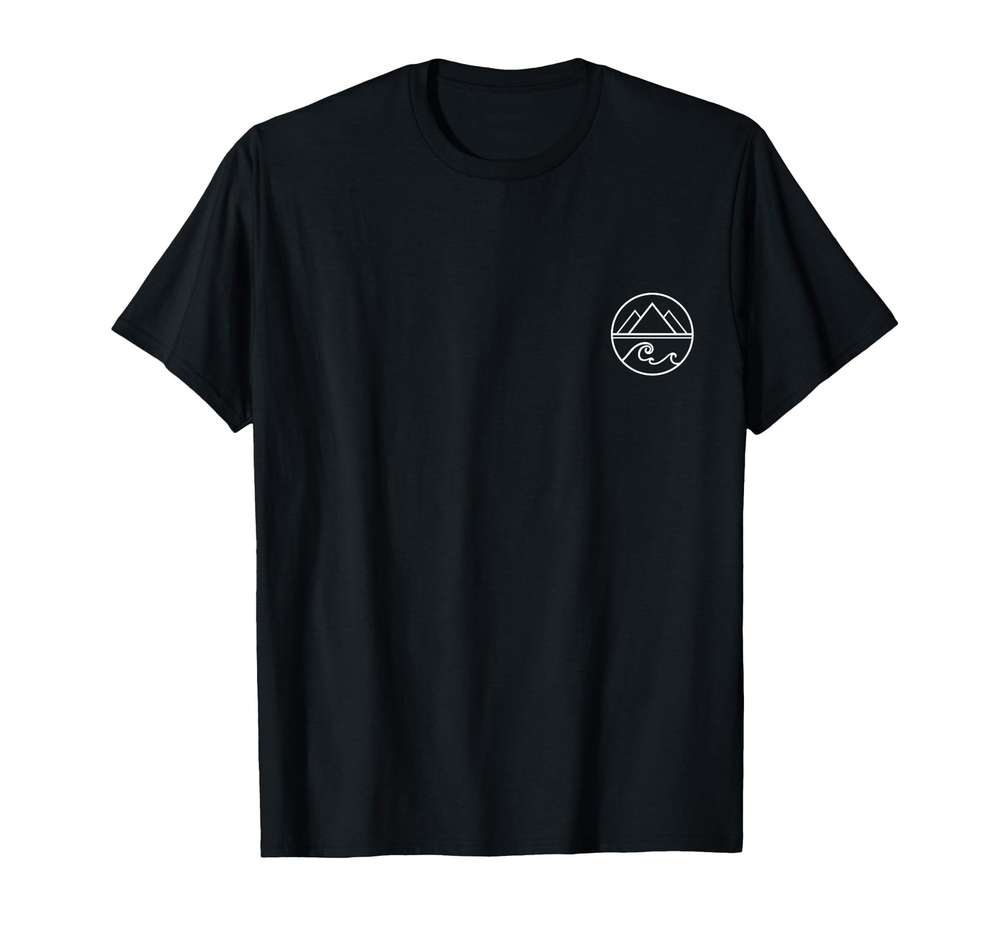 Mountains Waves Nature Outdoor T-Shirt - Casual Everyday Wear Men Women - T-Shirt, Sweatshirt, Hoodie