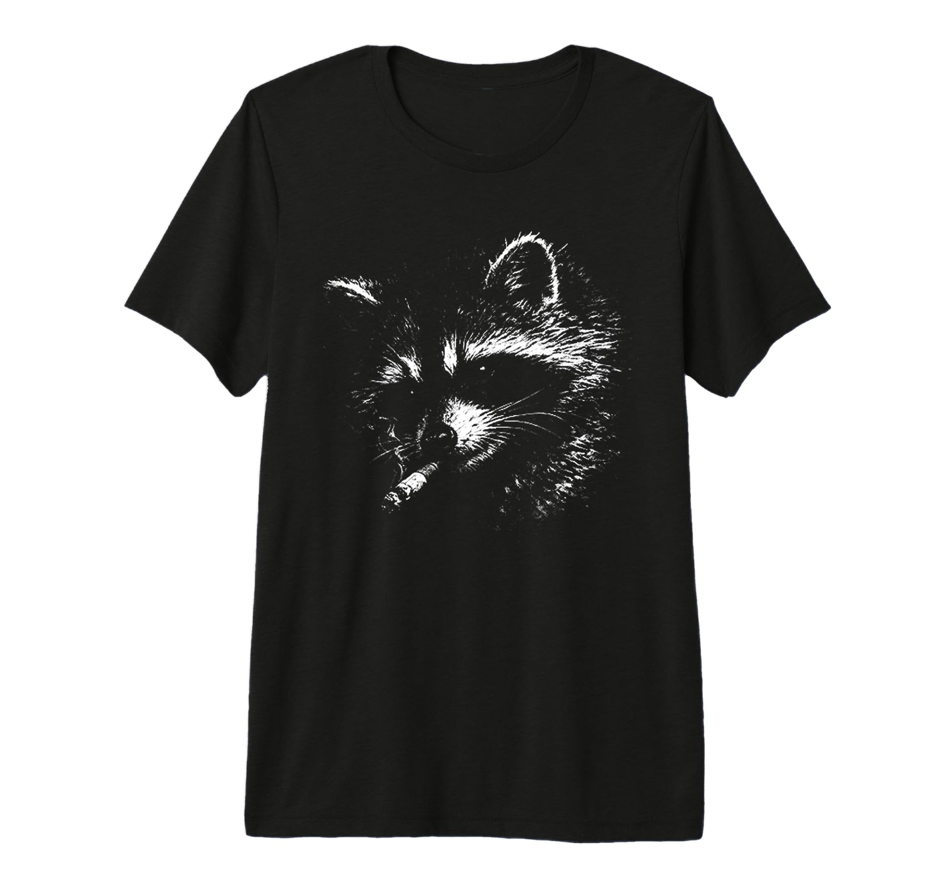 Cigarette Raccoon Funny Meme Grunge Y2K T-Shirt - Aesthetic Graphic Unisex - T-Shirt, Sweatshirt, Hoodie