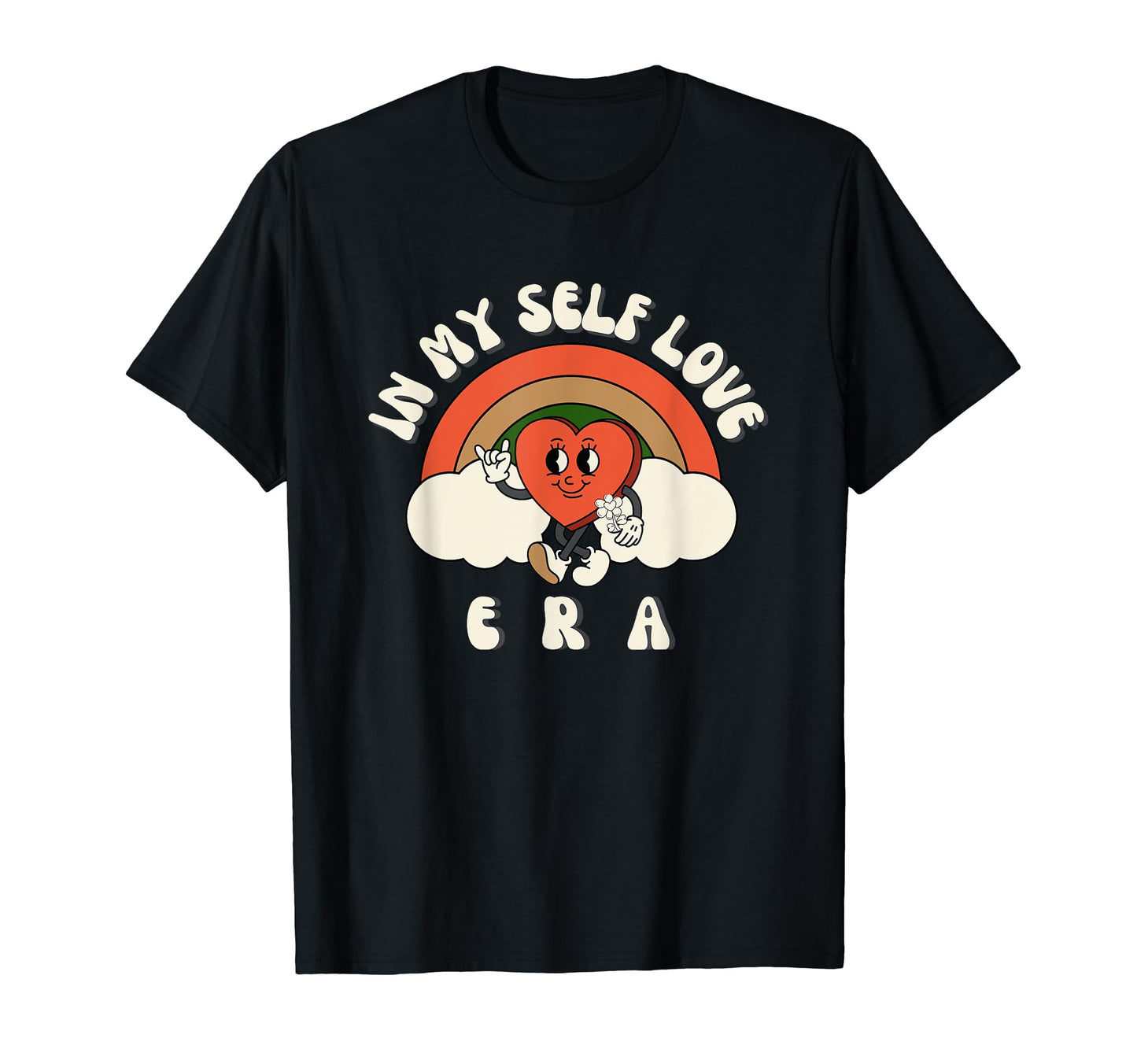 My Self Love Era Rainbow Heart T-Shirt - Aesthetic Graphic for Adults - T-Shirt, Sweatshirt, Hoodie