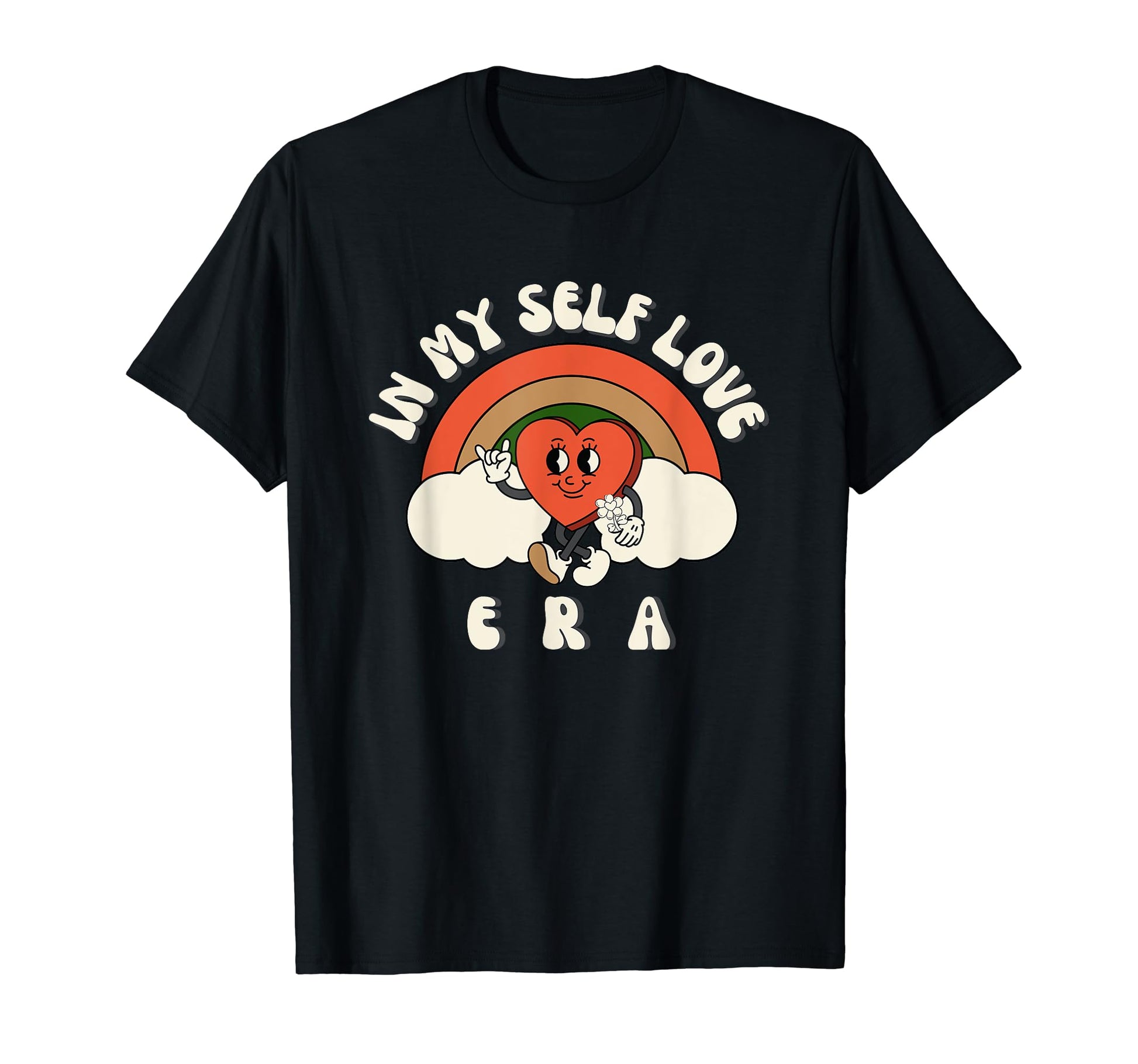 My Self Love Era Rainbow Heart T-Shirt - Aesthetic Graphic for Adults - T-Shirt, Sweatshirt, Hoodie