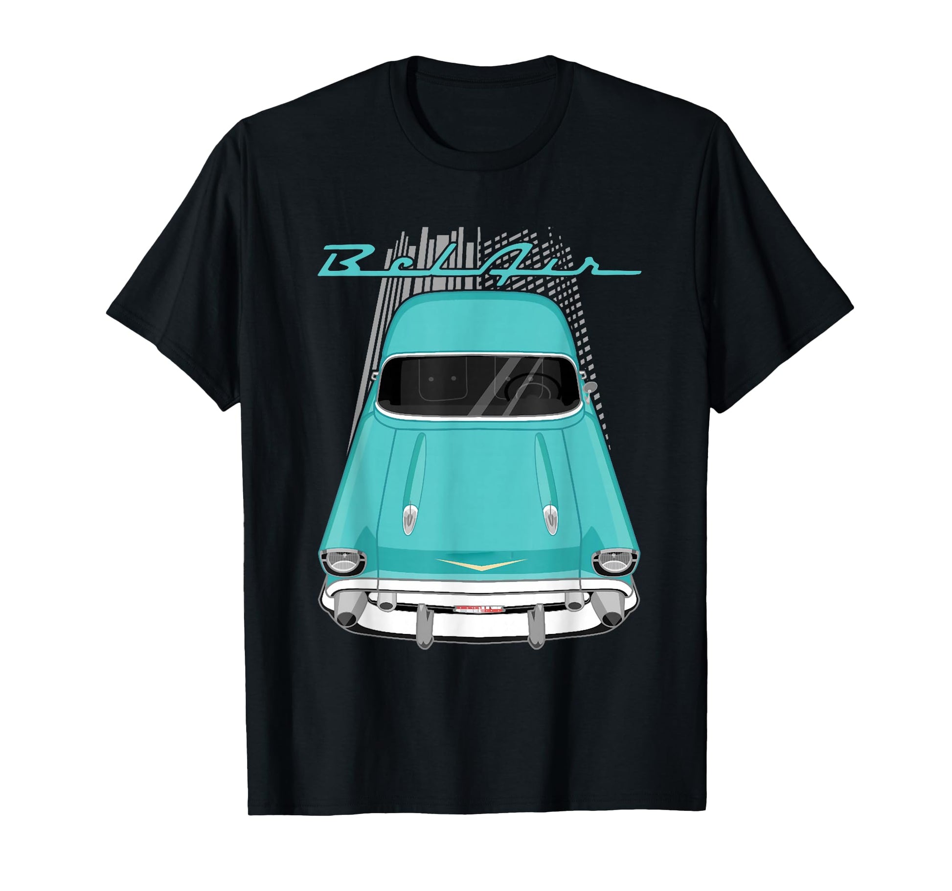 1957 55 56 57 Bel Air Silhouette T-Shirt - Fun Novelty Design for Adults - T-Shirt, Sweatshirt, Hoodie
