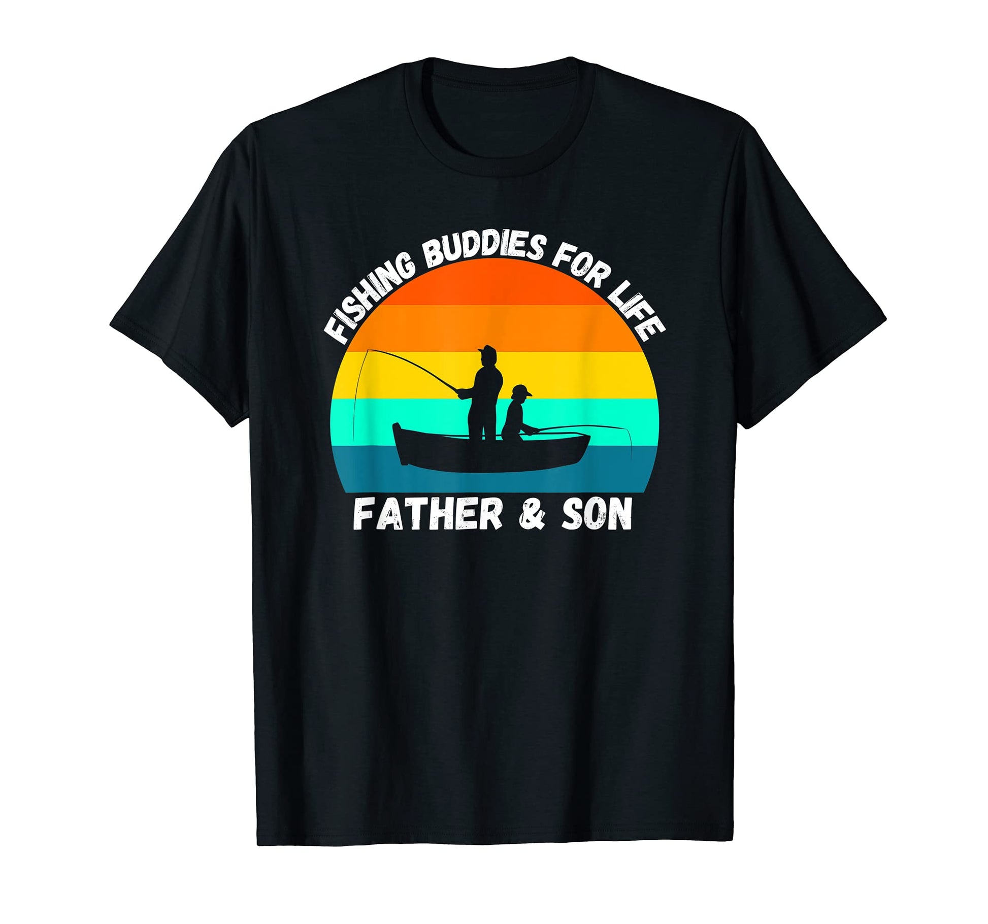 Father Son Fishing Buddies Life T-Shirt - Graphic Print for Adults - T-Shirt, Sweatshirt, Hoodie
