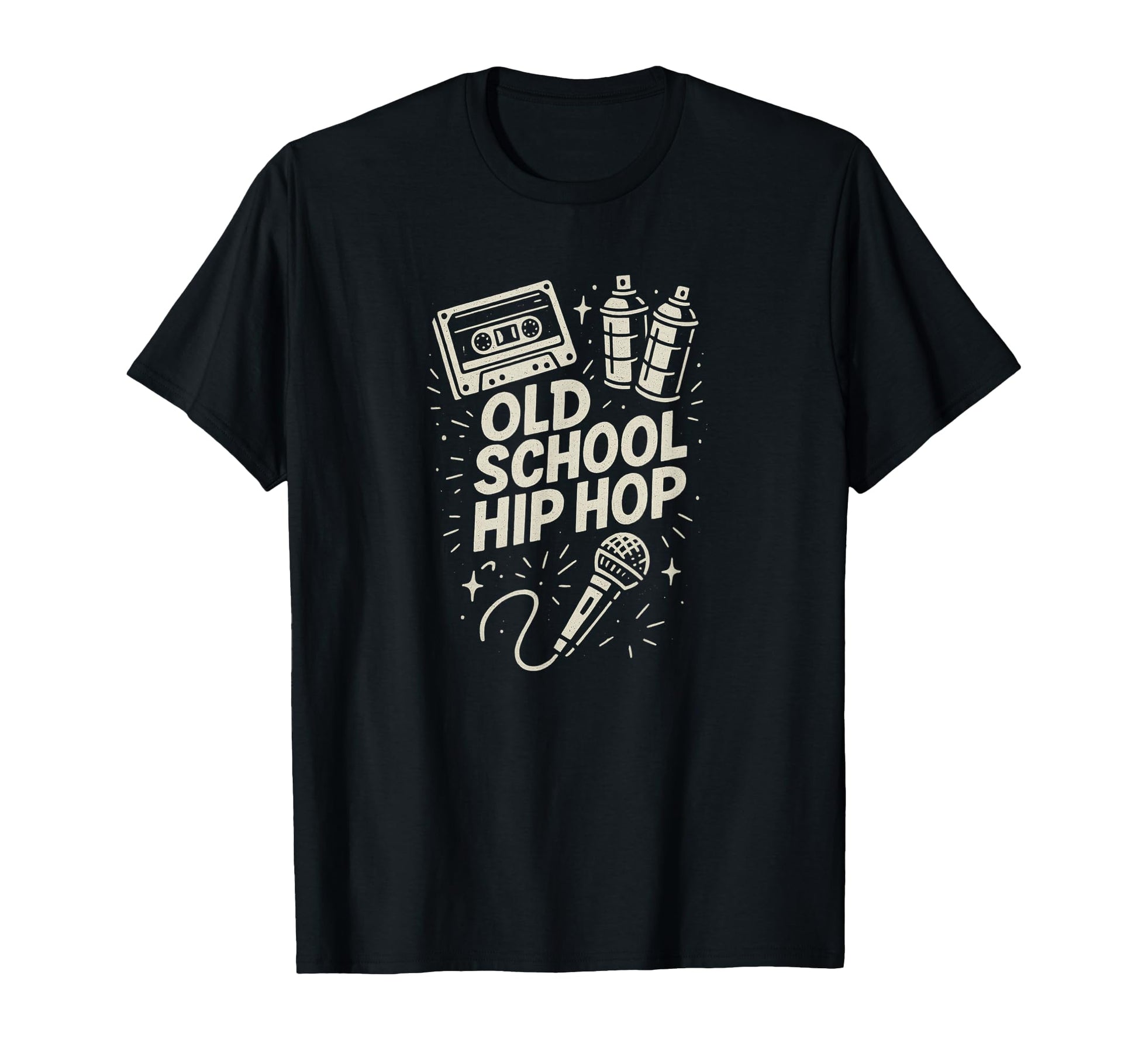 Raised Old School Hip Hop Rap T-Shirt - Casual Everyday Wear Men Women - T-Shirt, Sweatshirt, Hoodie