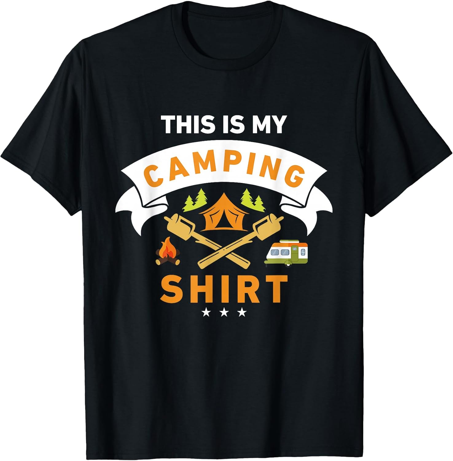 This Is My Camping - Adult & Kids T-Shirts, Sweatshirts & Hoodies apparel design preview 1