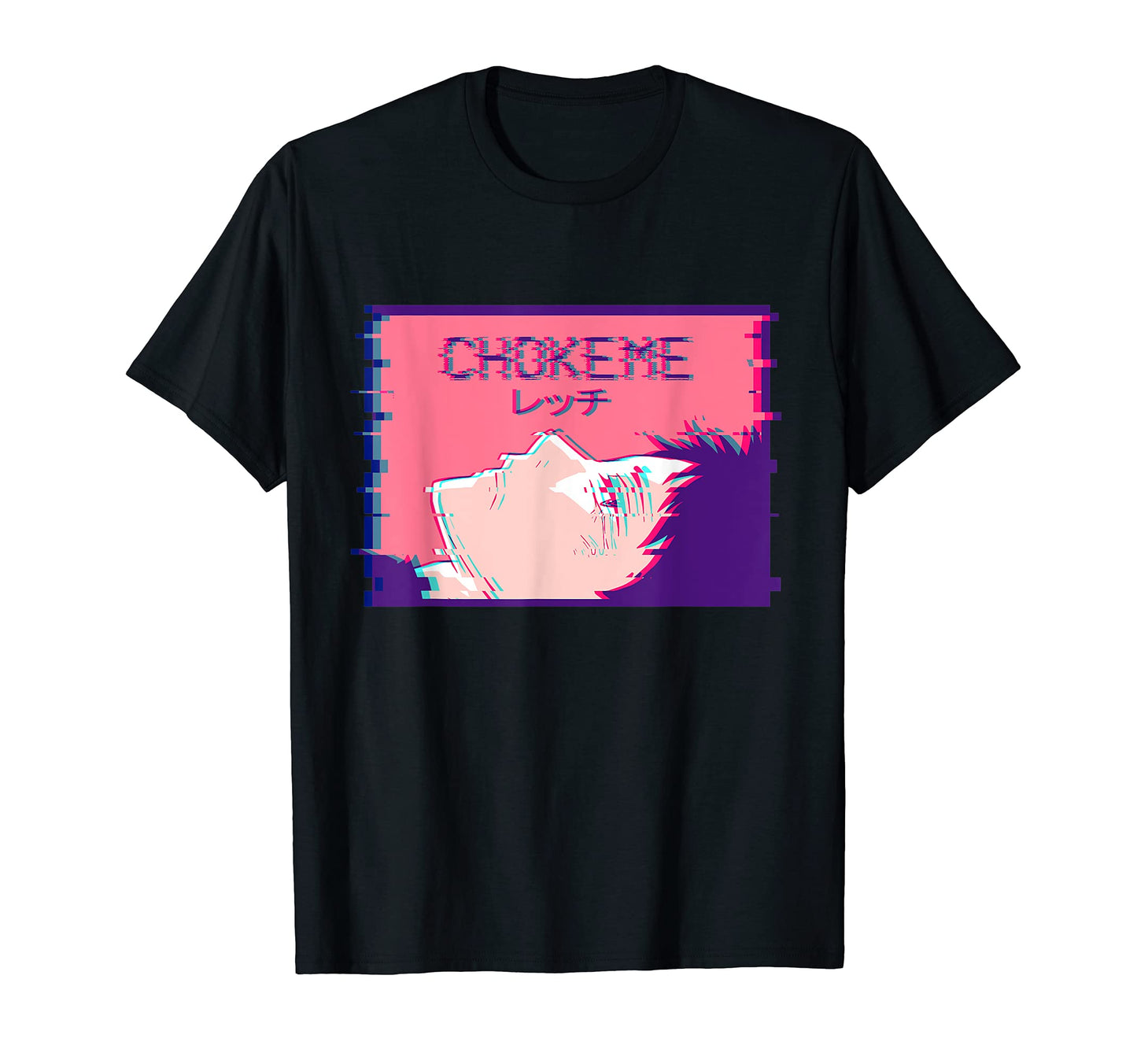 Choke Me Sad Emo Anime Soft Eboy T-Shirt - Trendy Graphic for Adults - T-Shirt, Sweatshirt, Hoodie