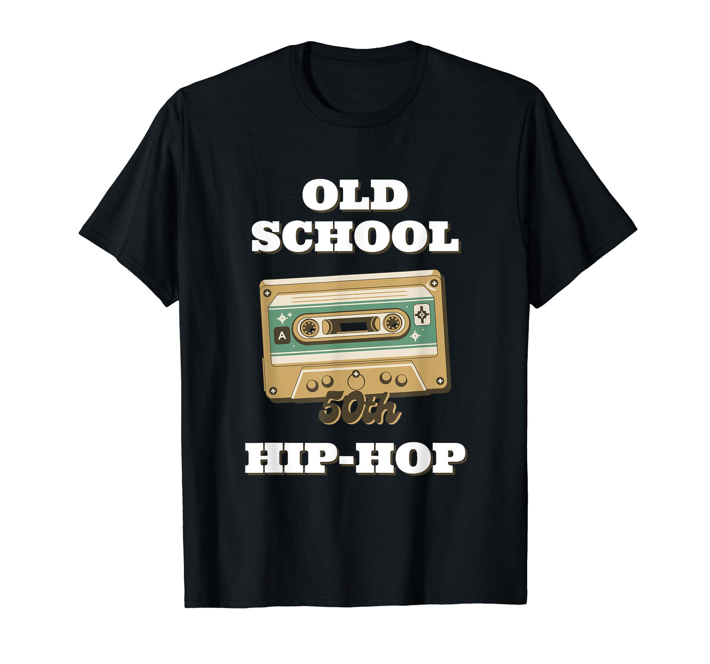 Cassette Old School Hip Hop 80S 90S T-Shirt - Custom Art Print for Adults - T-Shirt, Sweatshirt, Hoodie