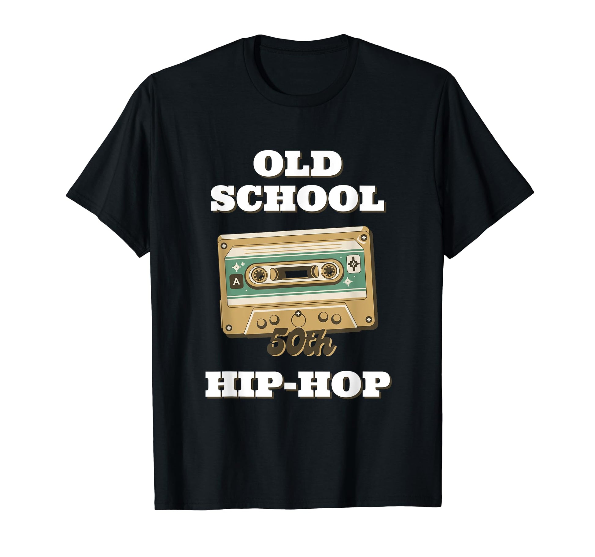 Cassette Old School Hip Hop 80S 90S T-Shirt - Custom Art Print for Adults - T-Shirt, Sweatshirt, Hoodie