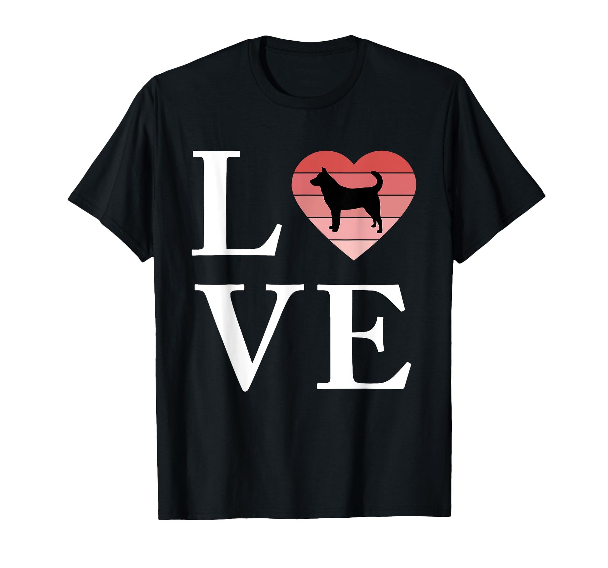 Dog Breed Jindo Word Love Typography T-Shirt - Aesthetic Graphic Unisex - T-Shirt, Sweatshirt, Hoodie