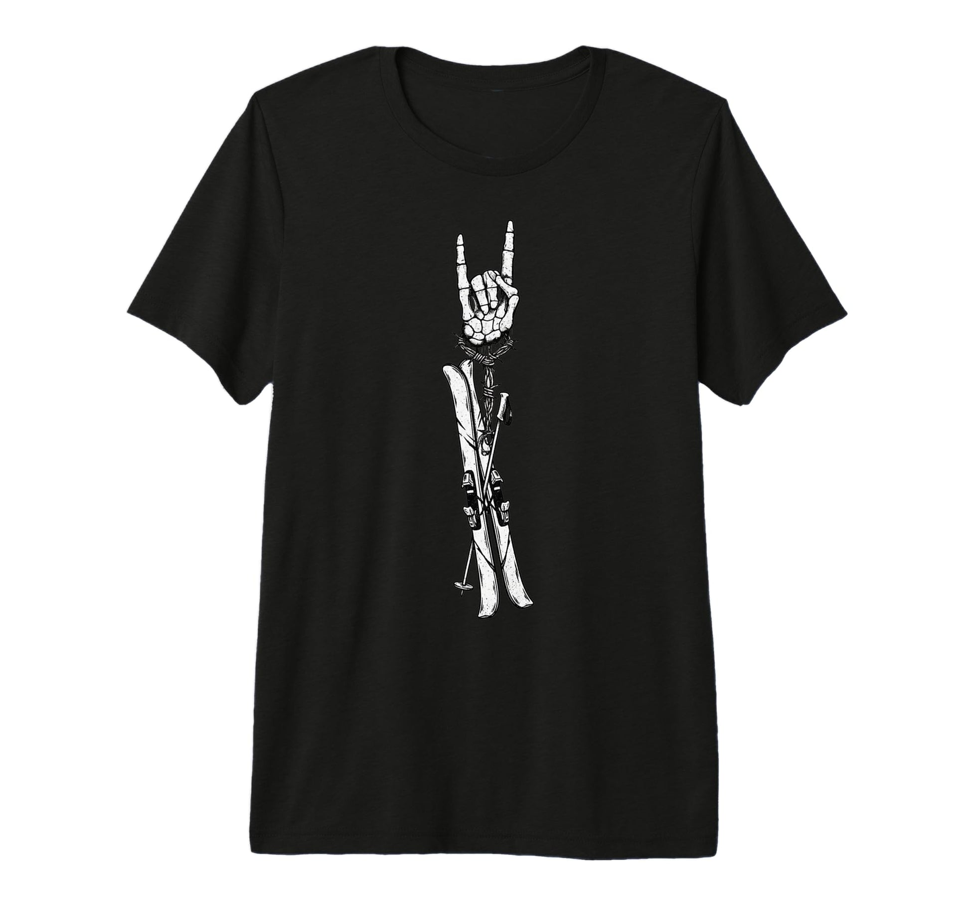 Mens Ski Bum Skiing Skier 90S T-Shirt - Casual Everyday Wear for Adults - T-Shirt, Sweatshirt, Hoodie