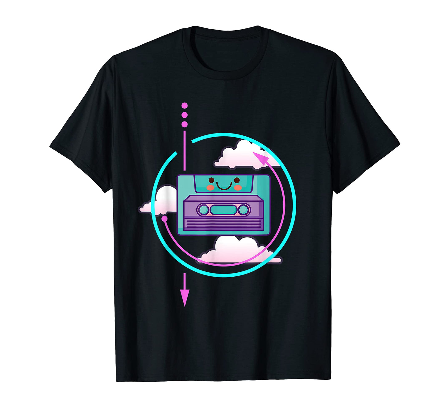 80S Music Art Cassete 90S Aesthetic T-Shirt - Custom Art Print Unisex - T-Shirt, Sweatshirt, Hoodie