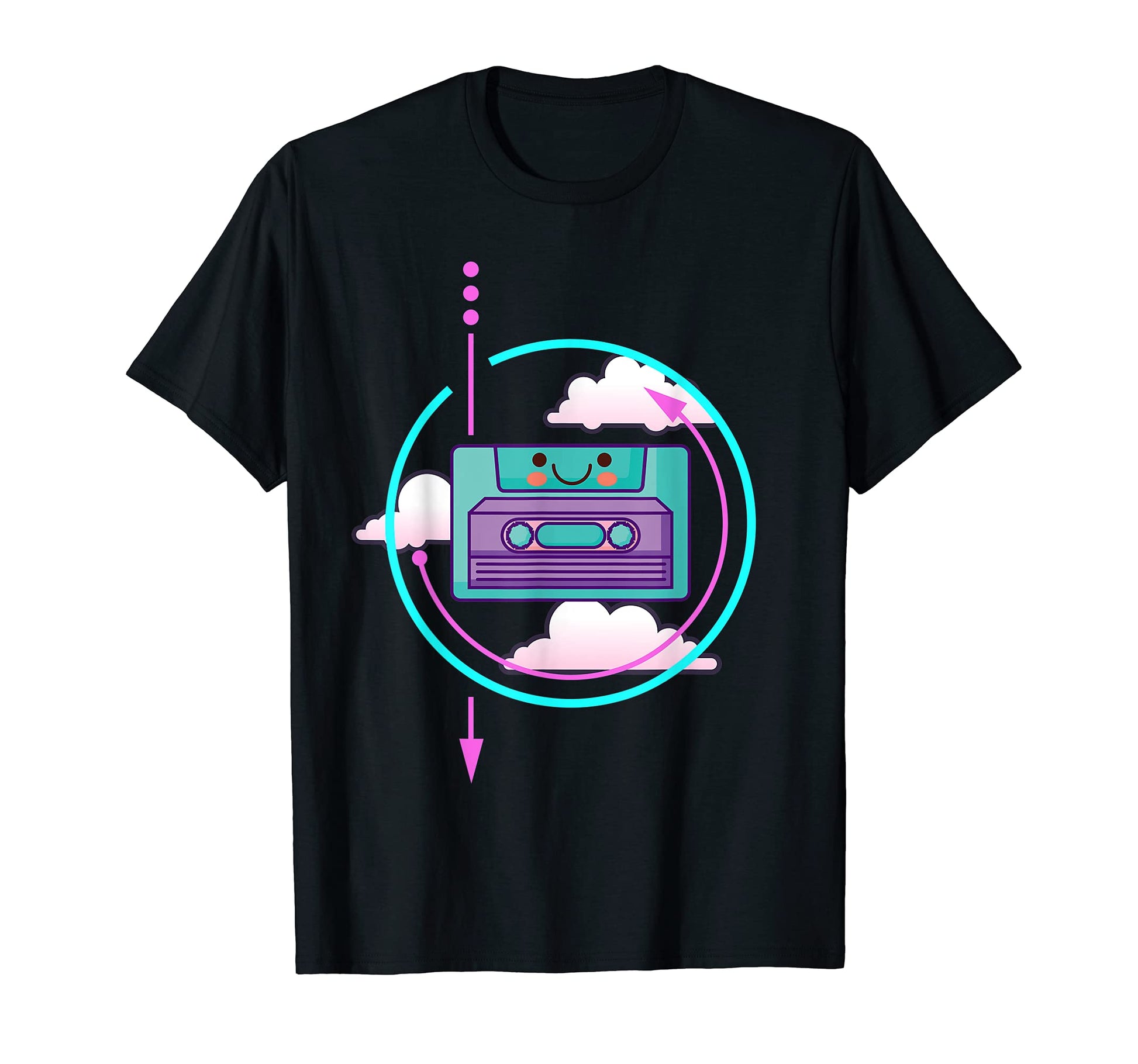 80S Music Art Cassete 90S Aesthetic T-Shirt - Custom Art Print Unisex - T-Shirt, Sweatshirt, Hoodie