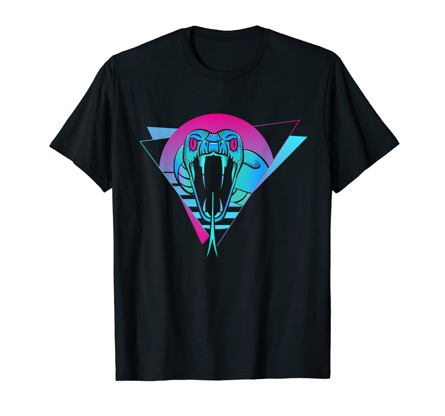 90S Predator Reptile Vaporwave Aesthetic T-Shirt - Custom Art Print Unisex - T-Shirt, Sweatshirt, Hoodie