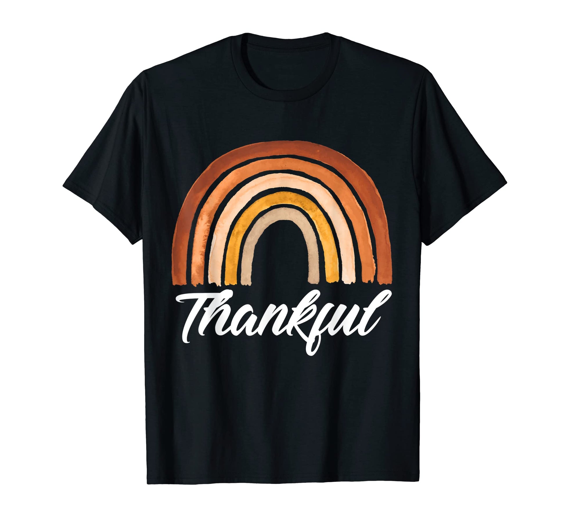 Thankful Thanksgiving Rainbow T-Shirt - Streetwear Style Men Women - T-Shirt, Sweatshirt, Hoodie