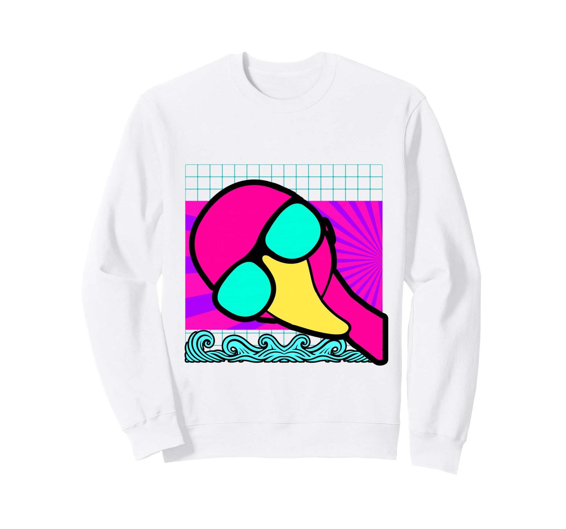 Aesthetic Vaporwave Outfits Sweatshirt - Unique Graphic for Adults - T-Shirt, Sweatshirt, Hoodie