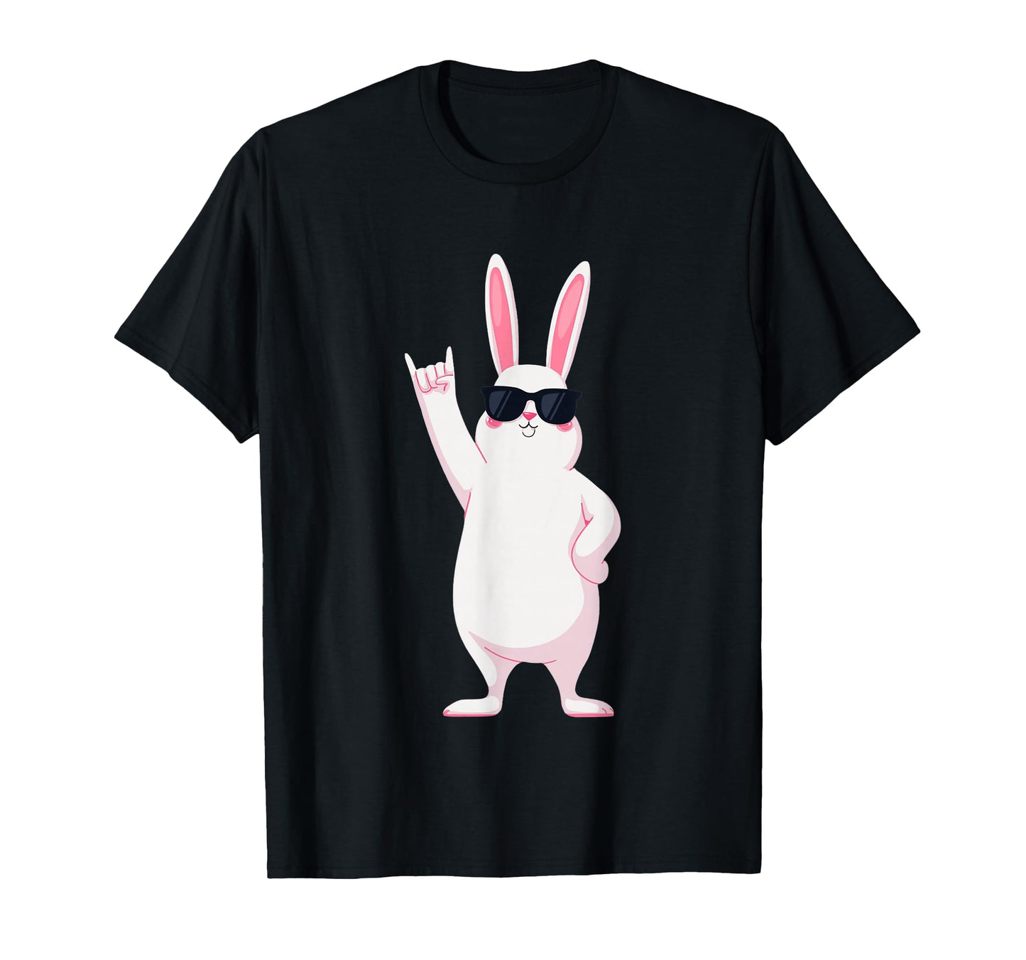 Rabbit Rock Bunny Lover Funny Animal T-Shirt - Fun Novelty Design Men Women - T-Shirt, Sweatshirt, Hoodie