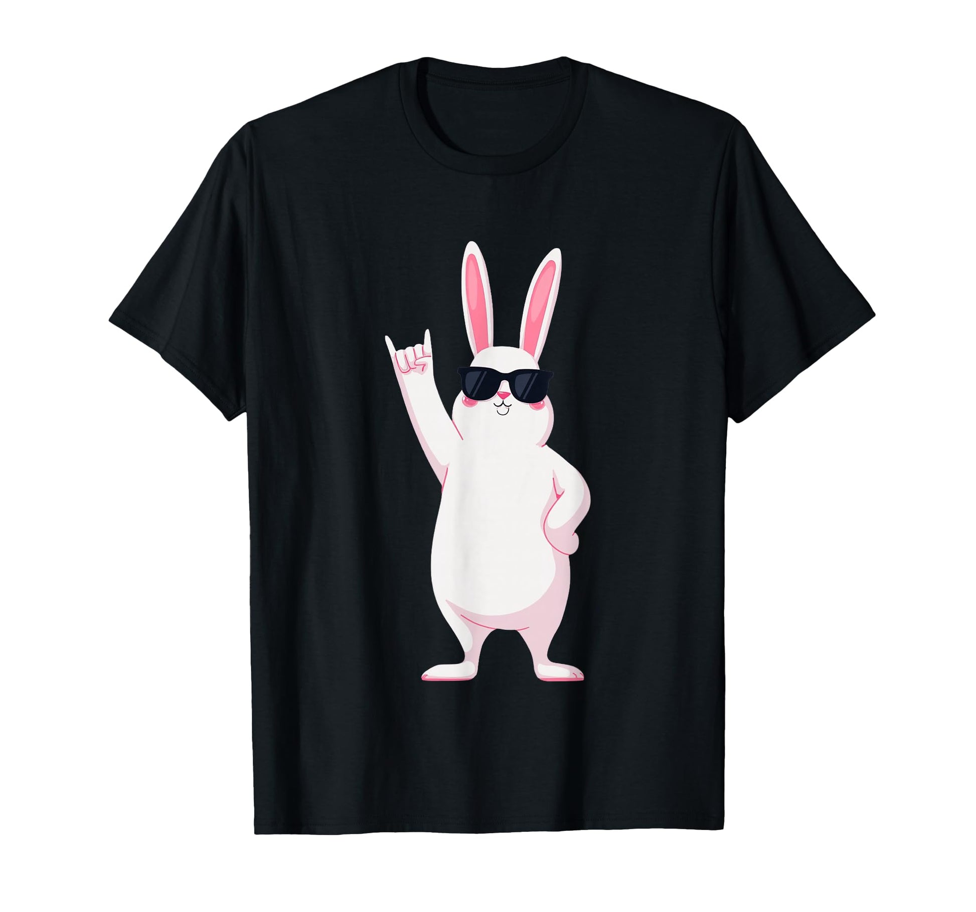 Rabbit Rock Bunny Lover Funny Animal T-Shirt - Fun Novelty Design Men Women - T-Shirt, Sweatshirt, Hoodie