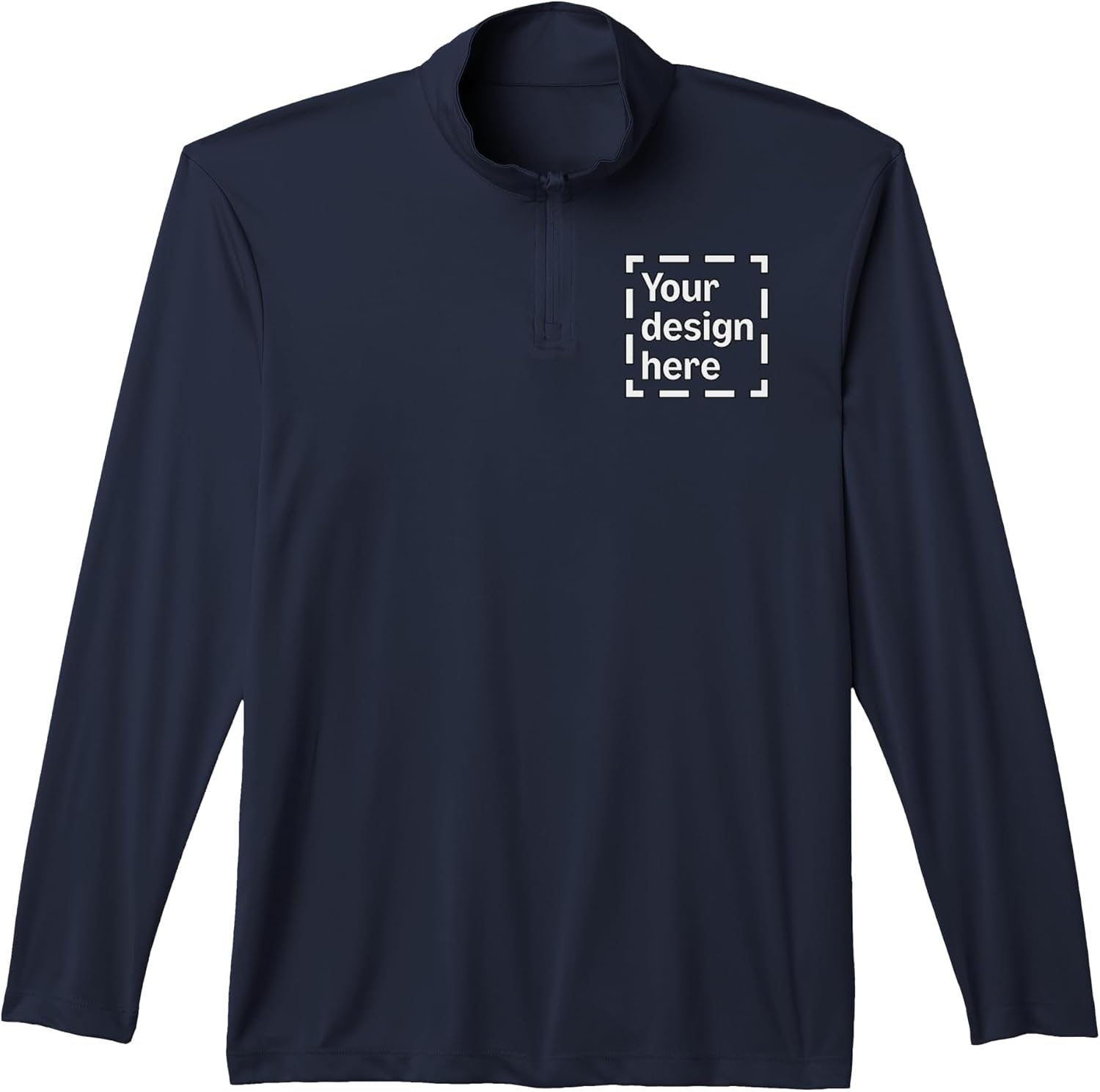 Custom Adult Performance 1/4 Zips with Your Image or - Adult & Kids T-Shirts, Sweatshirts & Hoodies apparel design preview 1