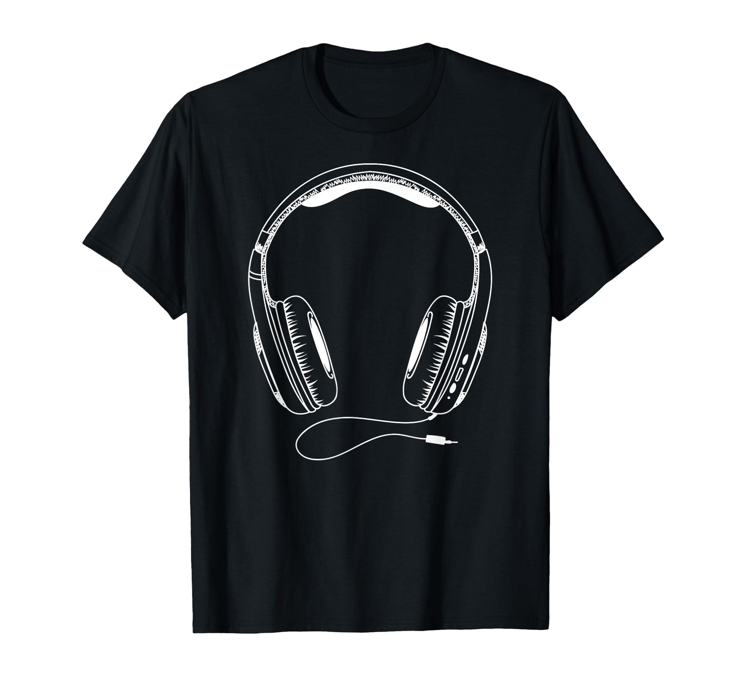 Music Headphones Or T-Shirt - Minimalist Print for Adults - T-Shirt, Sweatshirt, Hoodie
