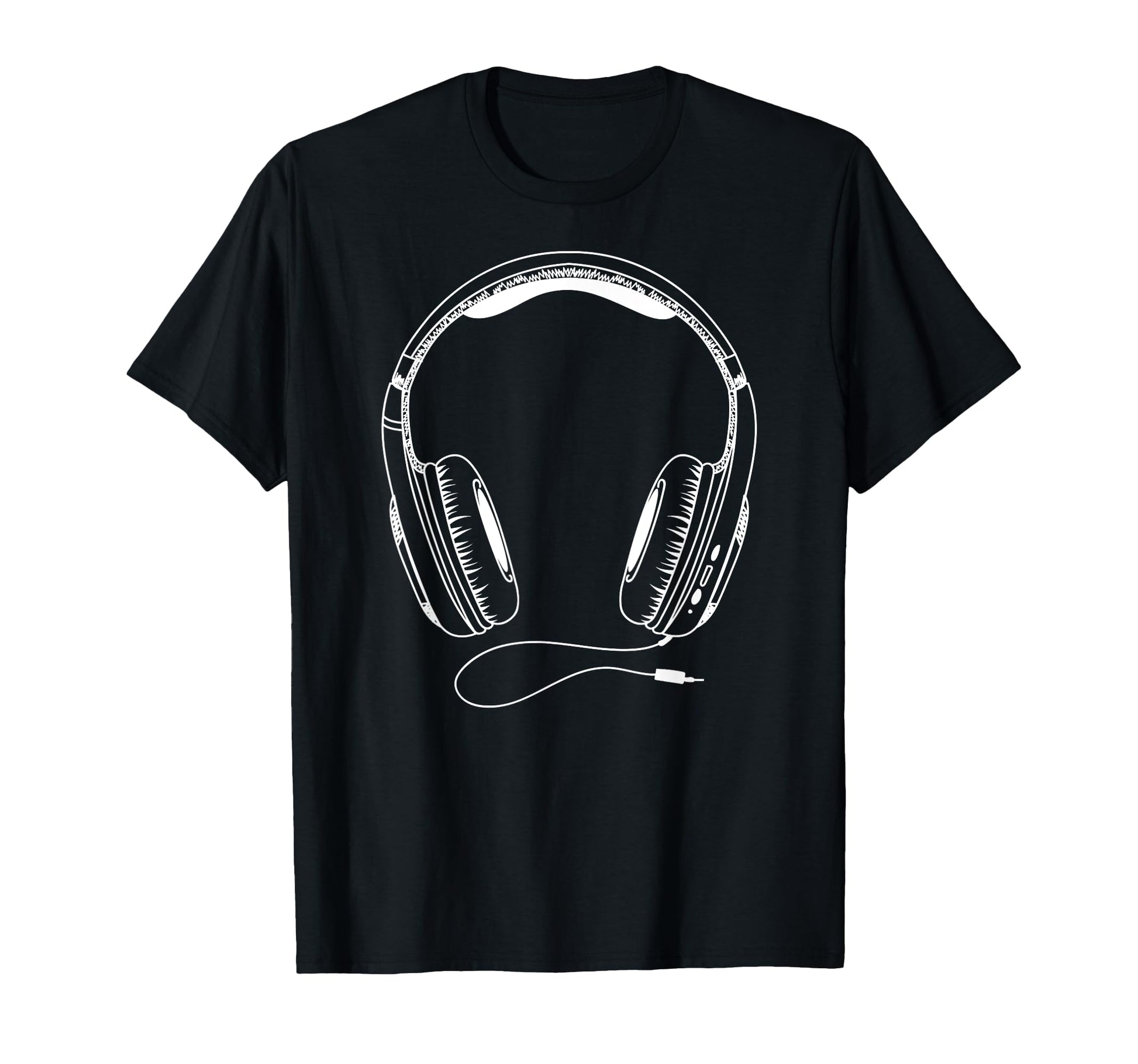 Music Headphones Or T-Shirt - Minimalist Print for Adults - T-Shirt, Sweatshirt, Hoodie